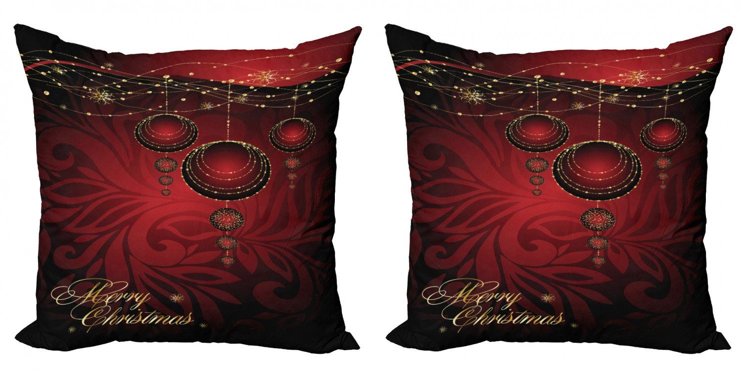 Kissenbezüge Modern Accent Doppelseitiger Weihnachten yuletide (2 Celebration Stück), Digitaldruck, Abakuhaus