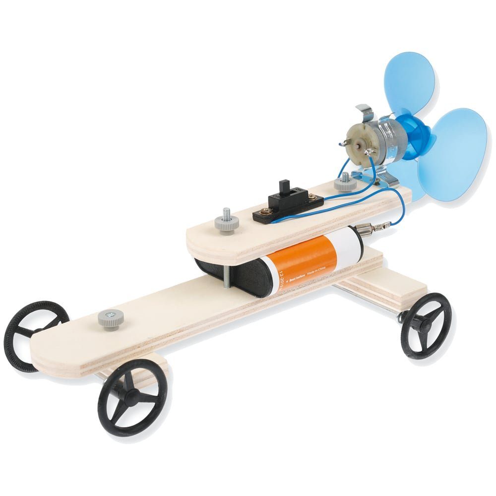 matches21 HOME & HOBBY Fahrzeug Propellerantrieb Kinder ab 11 Holzbaukasten