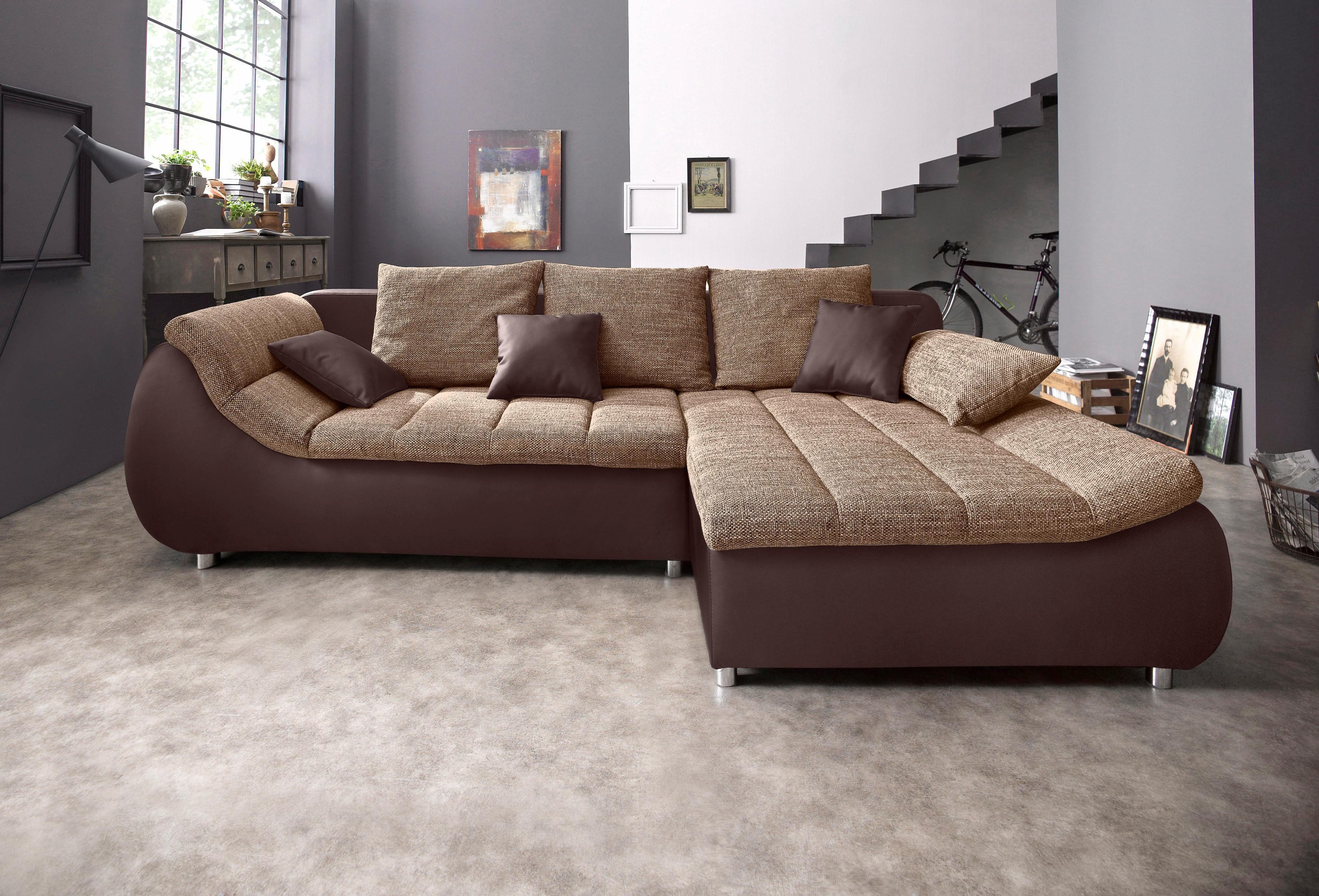 INOSIGN Ecksofa Imola elegant und bequem, günstig online kaufen