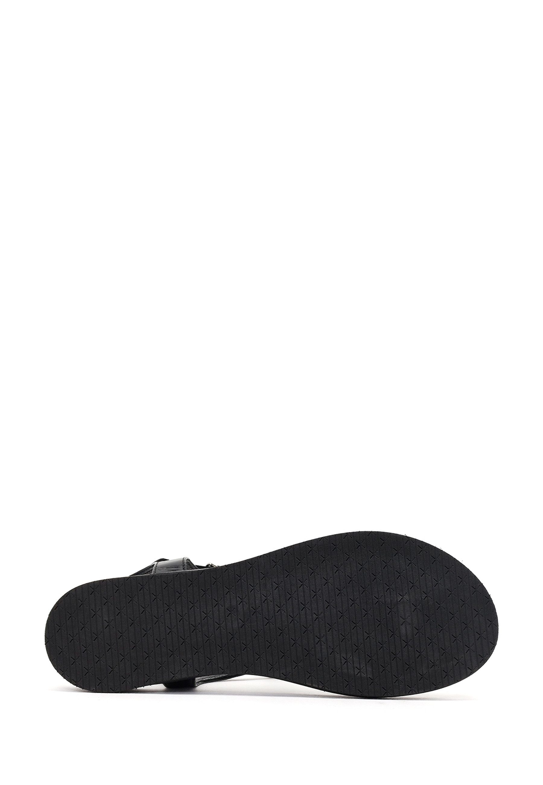 Derimod Sandalen aus Lackleder Sandale Echtes Leder, Weiches Futter, Schnallenverschluss, Knotendetail – Bild 5 von 5