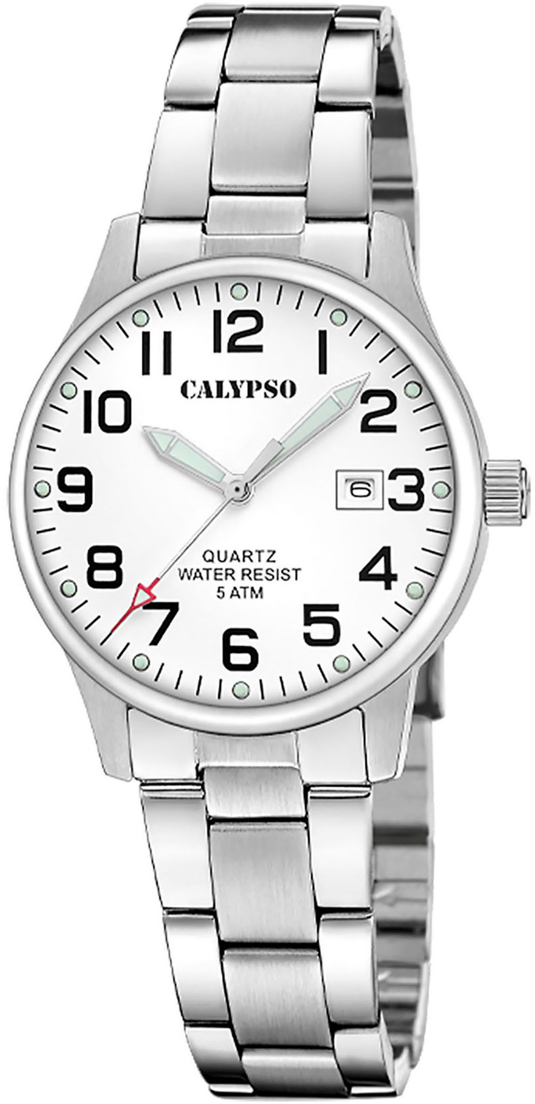 CALYPSO WATCHES Quarzuhr Basic K5861/1, Armbanduhr, Damenuhr, Edelstahlarmb günstig online kaufen
