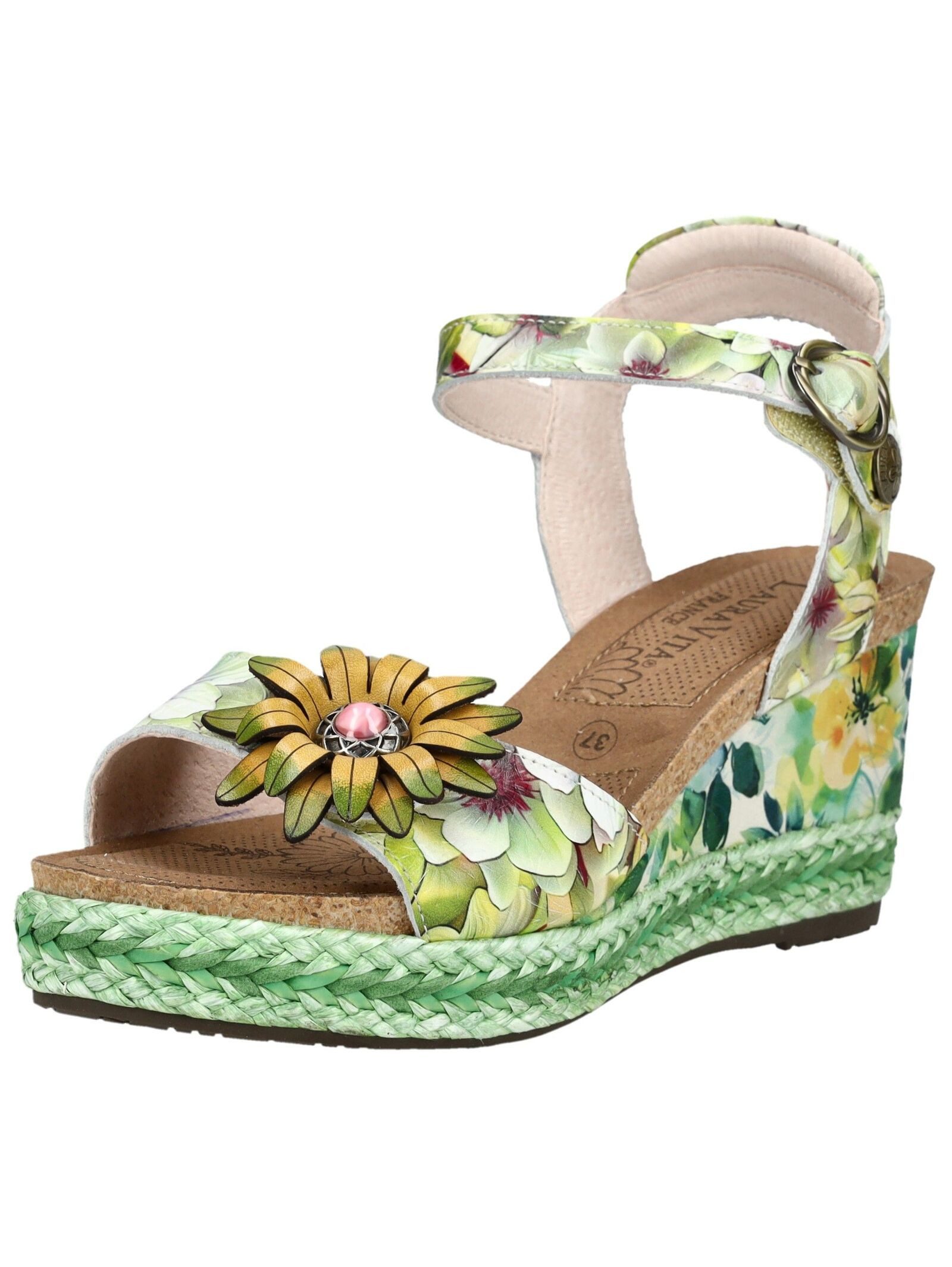 LAURA VITA LAURA VITA Sandalen Leder High-Heel-Sandalette günstig online kaufen