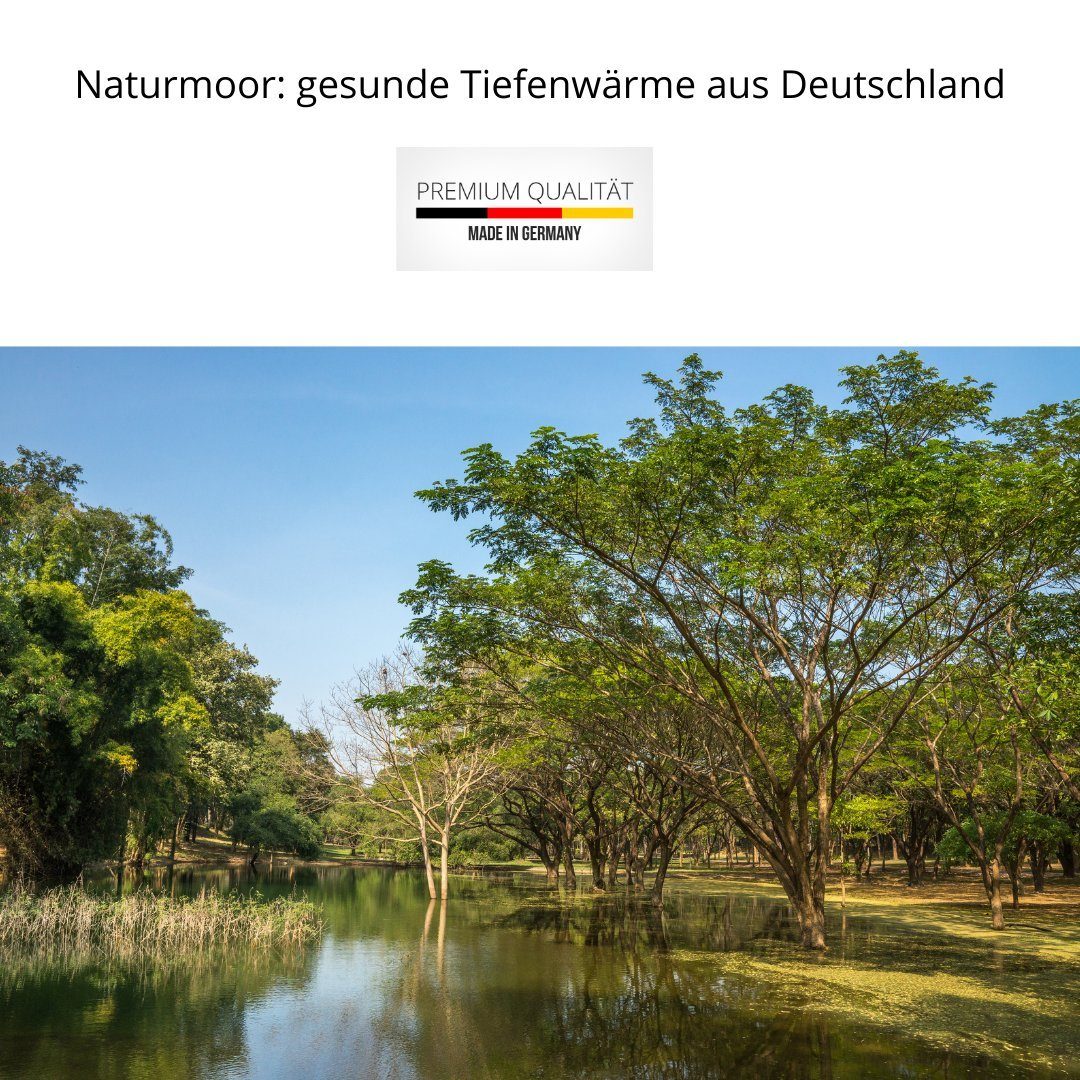 Medosan Wärmekissen Wärmflasche mit Naturmoor, auch als Kältekissen verwendbar