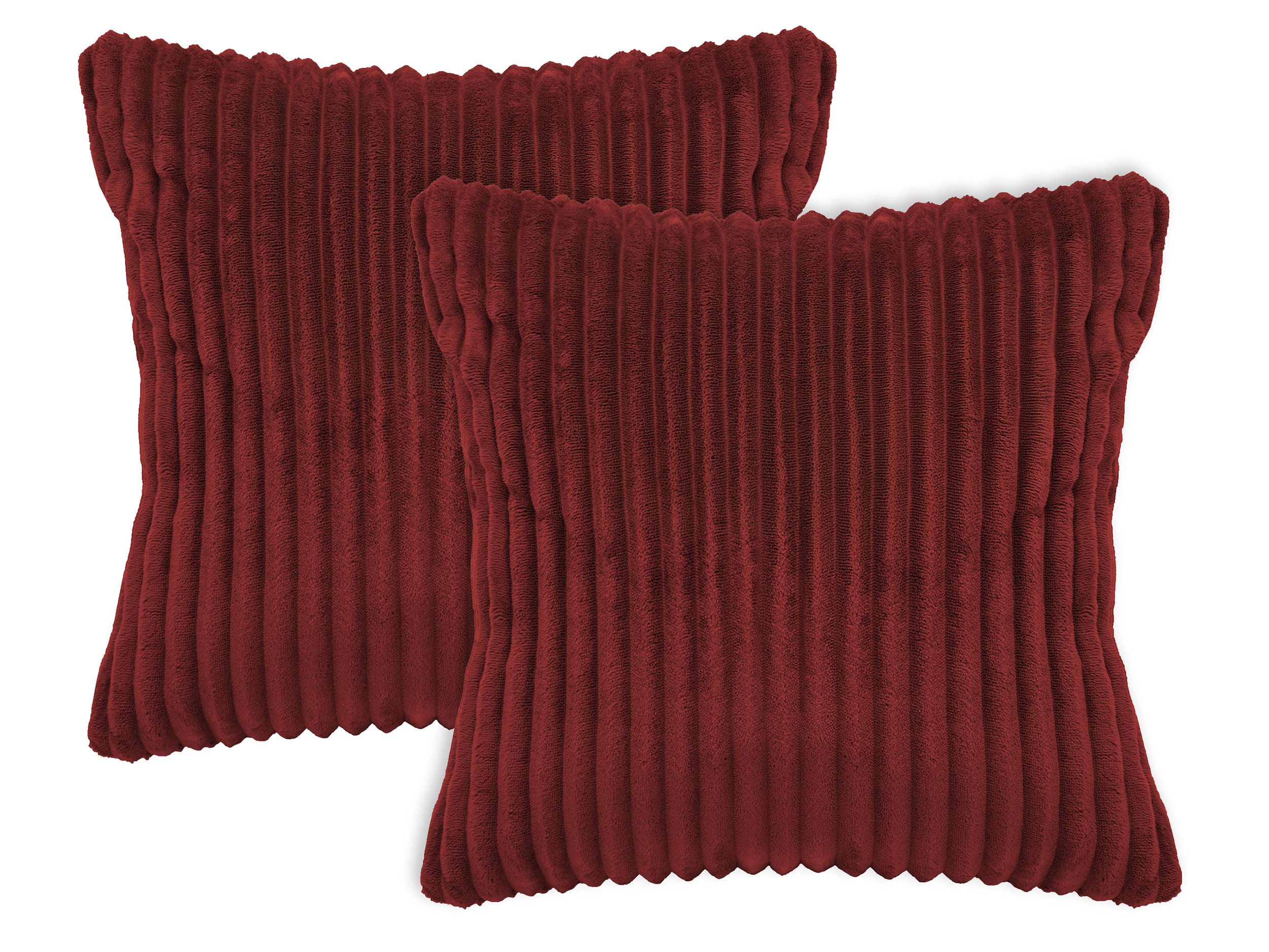ZOLLNER Kissenbezug, (2 Stück), 40 x 40 cm, 100% Polyester, vom Hotelwäschespezalisten