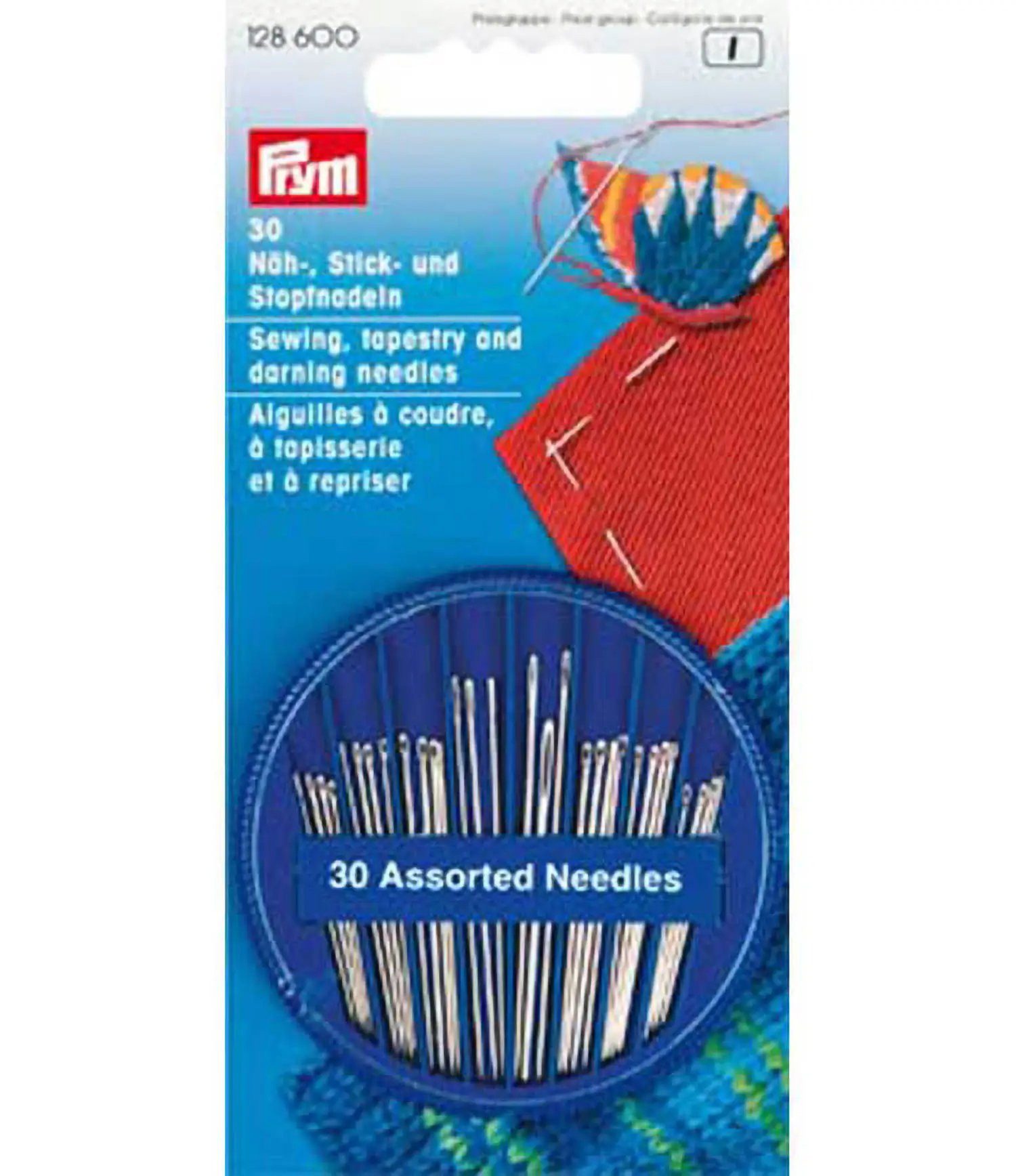 Stofferia Stoff Näh/Stick/Stopfnadeln ST in Compact-Dose, Meterware