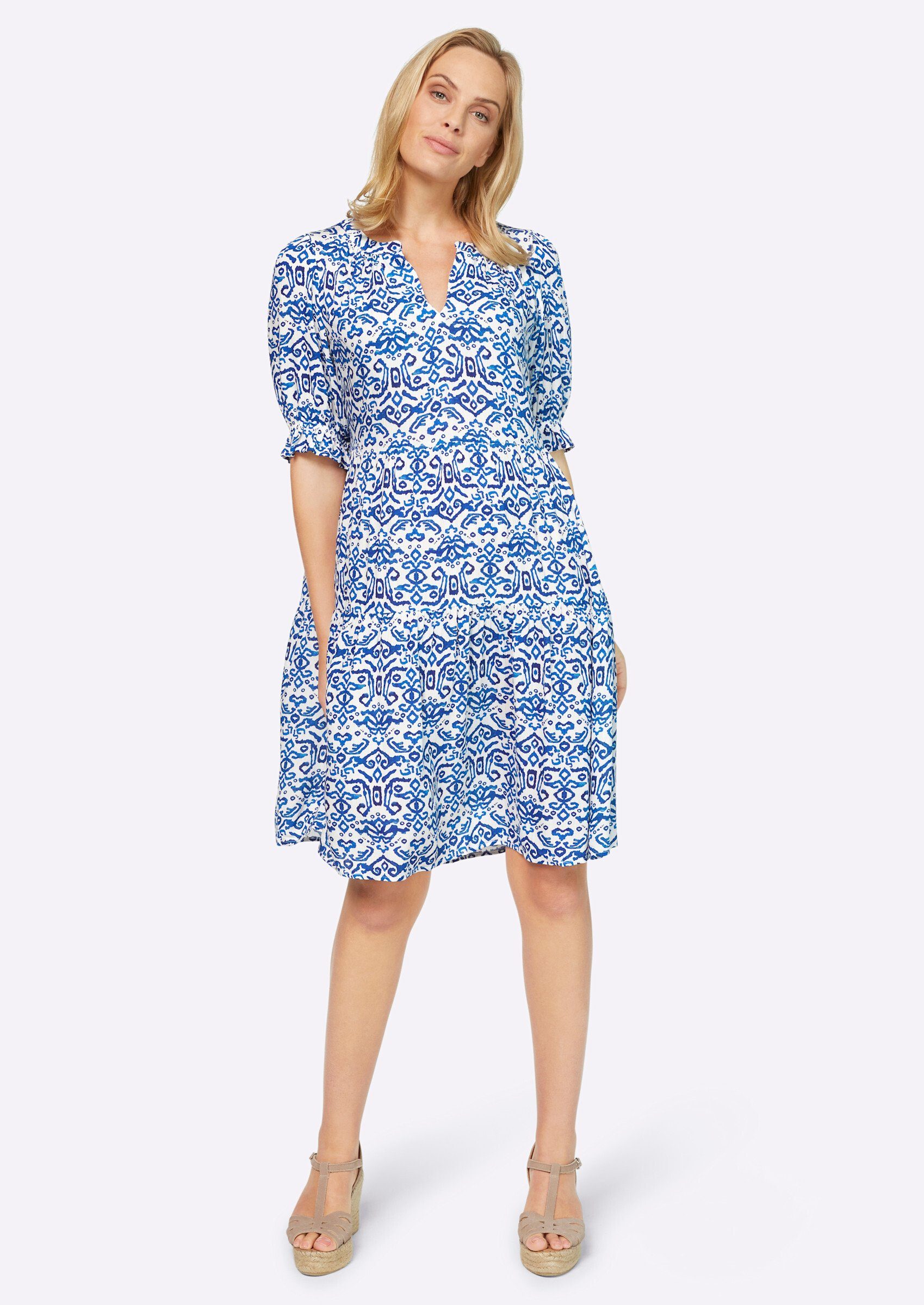 heine Etuikleid Druck-Kleid günstig online kaufen
