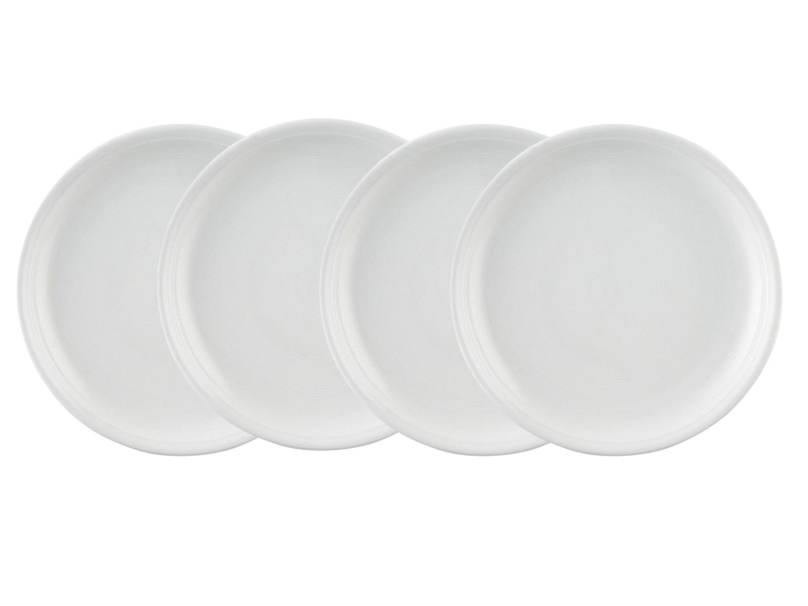 Thomas Porzellan Teller-Set Trend weiss Speiseteller 26 cm Set 4tlg., Porzellan
