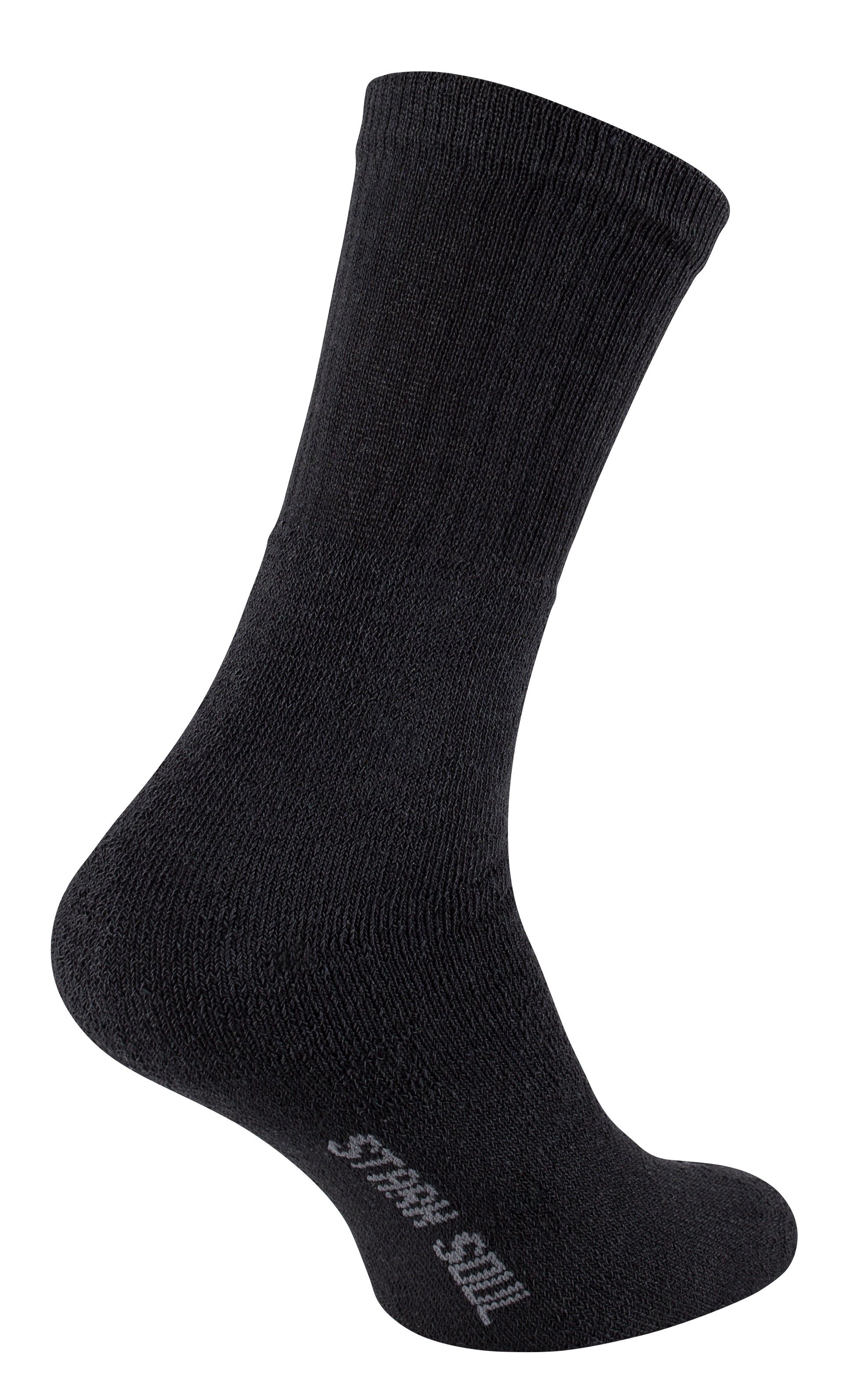 Stark Soul® Tennissocken Crew Socken - 6 oder 12 Paar Tennissocken, Freizeitsocken (6-Paar) in Schwarz, Weiß, oder Schwarz/Weiß/Grau