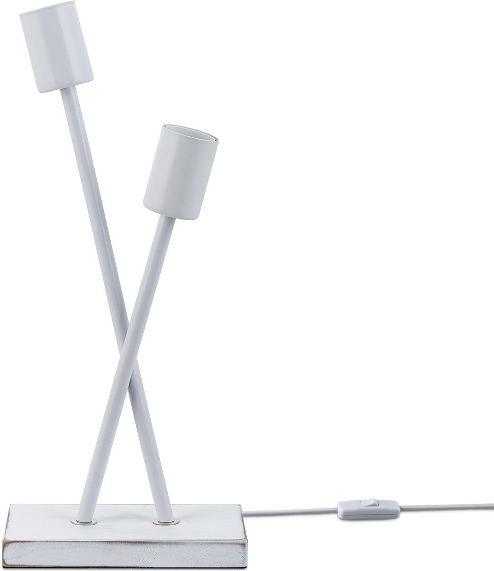 Paco Home Tischleuchte IKS, ohne Leuchtmittel, Stehlampe LED Lampe Wohnzimm günstig online kaufen