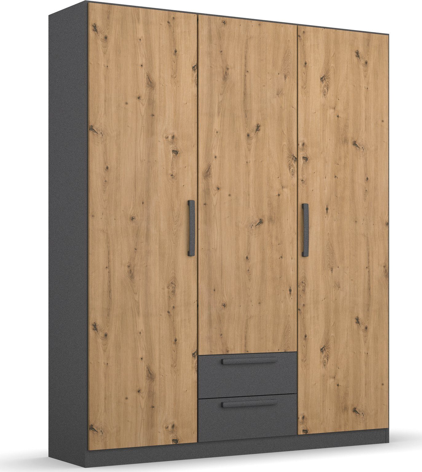 rauch Drehtürenschrank "StyleUp" Typ Dark & Wood mit trendigen farblich abg günstig online kaufen