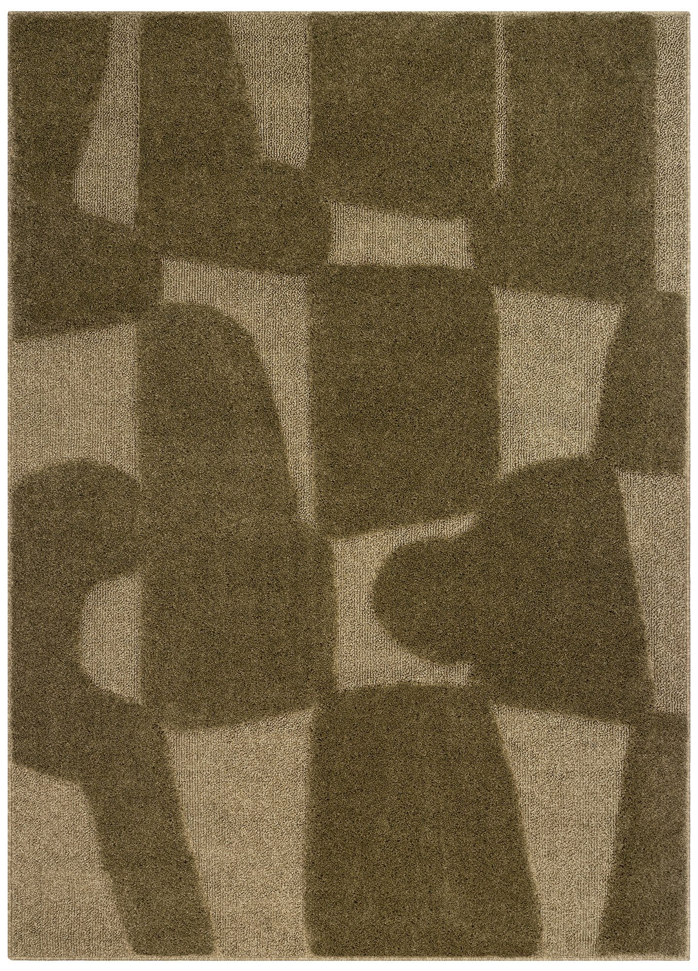 Tapiso Schlingenteppich RELIEVO, rechteckig, Höhe: 16 mm, Reliefstruktur, waschbar, Wohnzimmer, Schlafzimmer