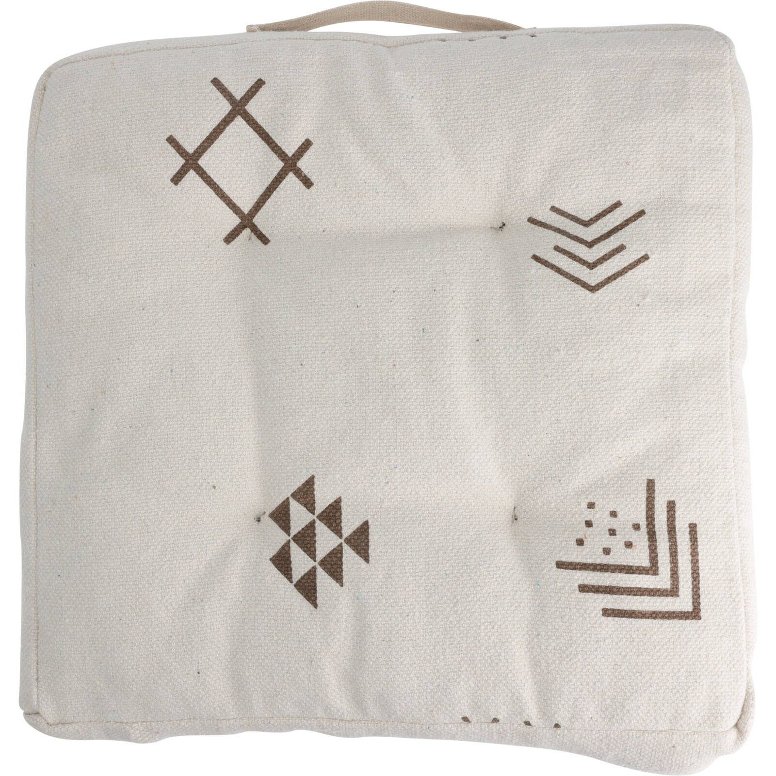 Home & styling collection Stuhlkissen Stuhlkissen, Baumwollbezug, ethnisches Muster, 40 x 40 x 6 cm