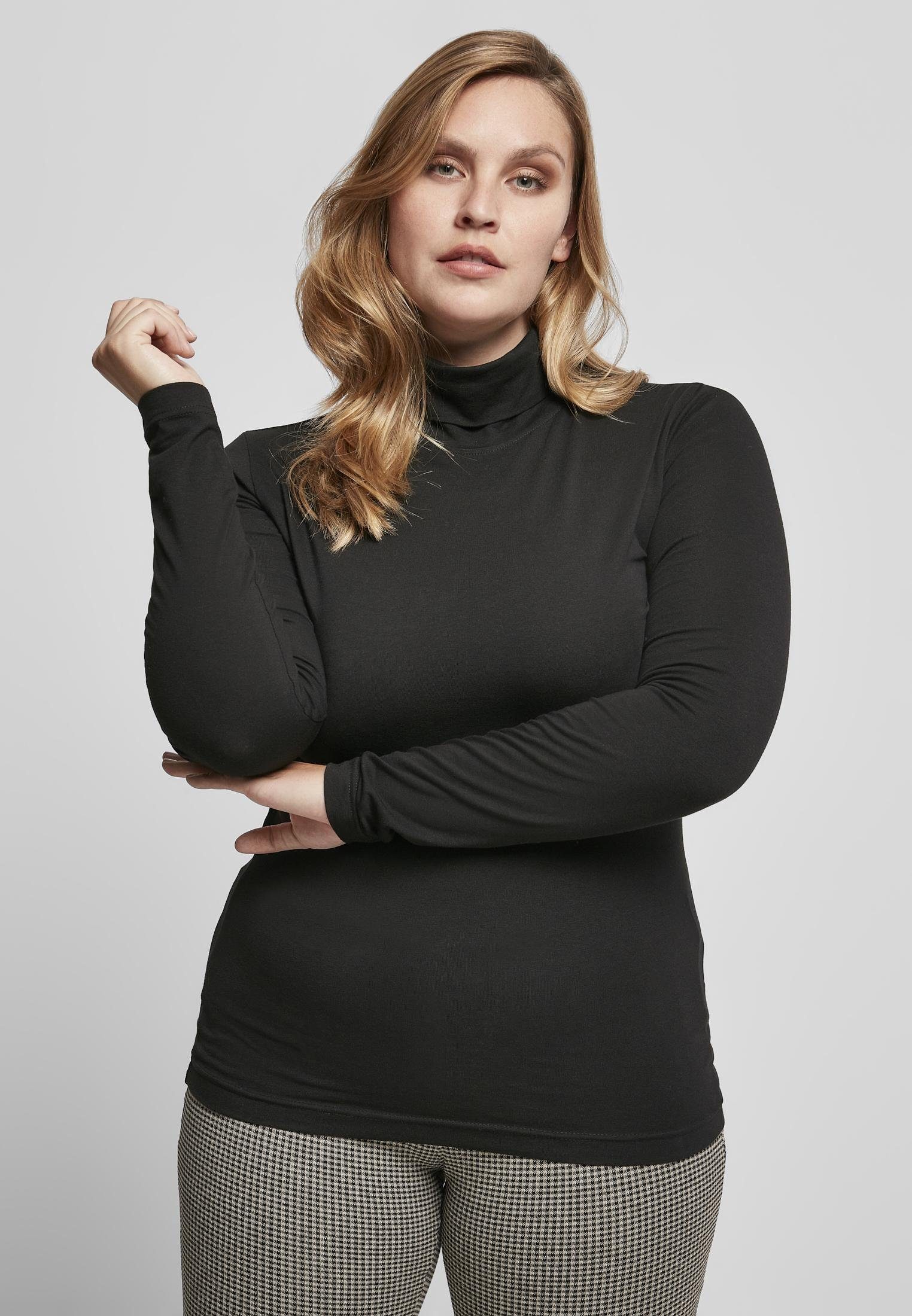 URBAN CLASSICS Langarmshirt Ladies Basic Turtleneck L/S Langarmshirt Damen günstig online kaufen