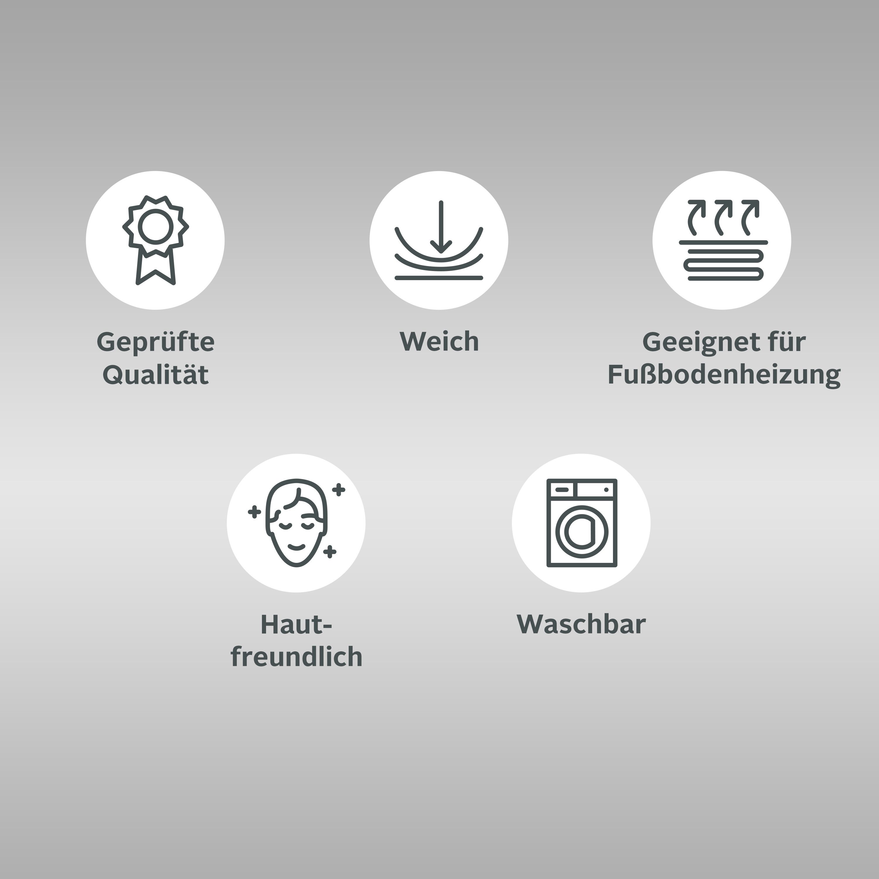 OTTO home Hochflor-Teppich Silky, besonders weich und kuschelig, sehr dichte Qualität, rechteckig, Höhe: 33 mm, rutschhemmend beschichtet, waschbar, uni, Wohnzimmer, Schlafzimmer