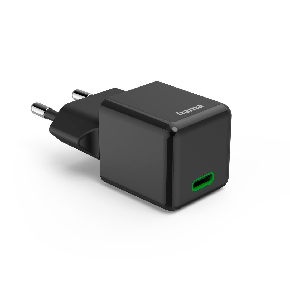 Hama Schnellladegerät (USB-C, PD/QC, extraklein 2,9 x 2,75 x 2,75 cm, 25 W) Schnelllade-Gerät (1-tlg)