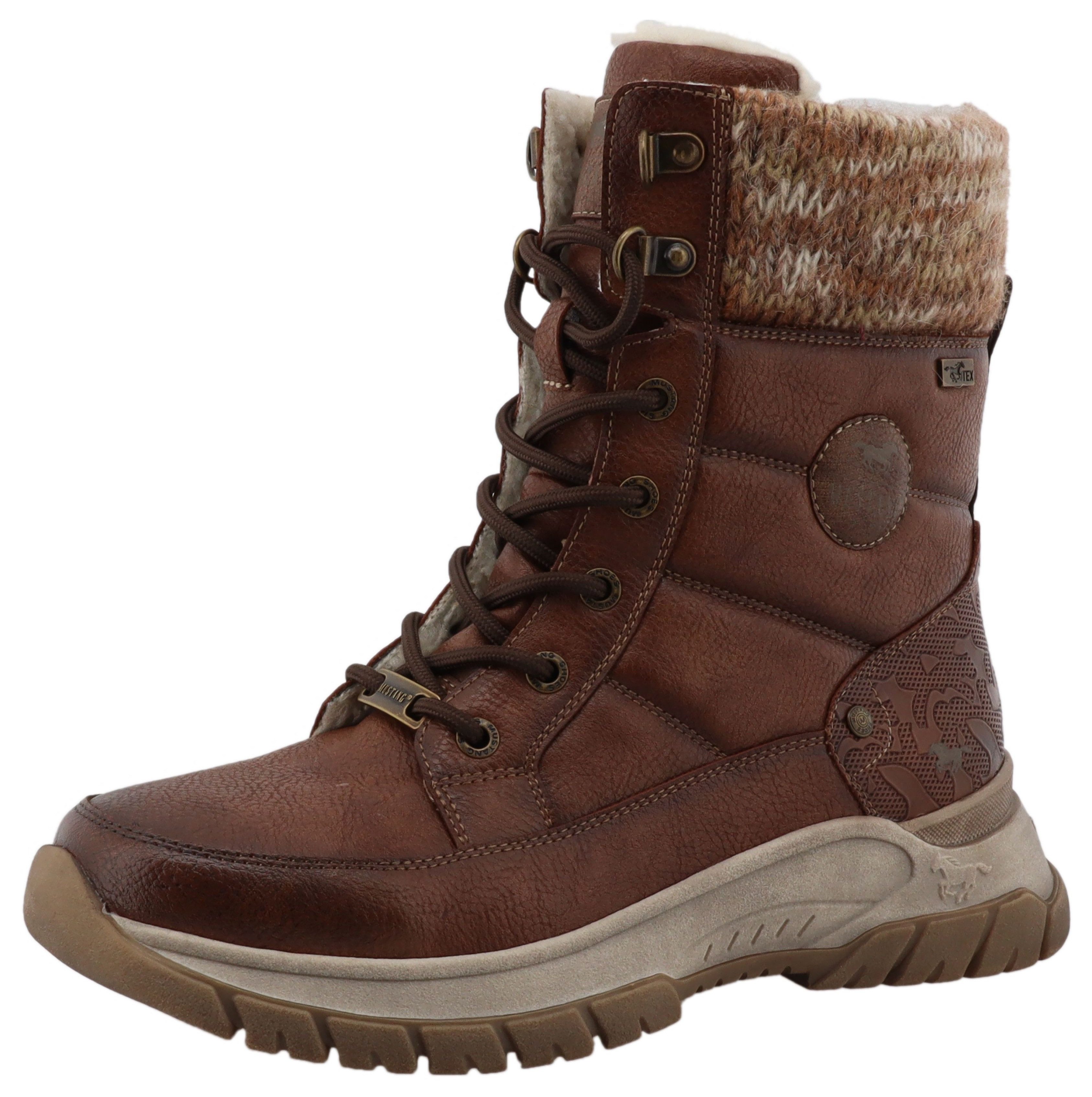 Mustang Shoes Raissa Winterboots Schnürboots, Winterstiefel mit TEX-Membran günstig online kaufen
