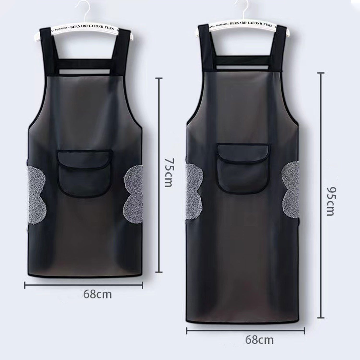 Refttenw Kochschürze TPU Wasserdichte Olabweisende Transluzent Kochschürze günstig online kaufen