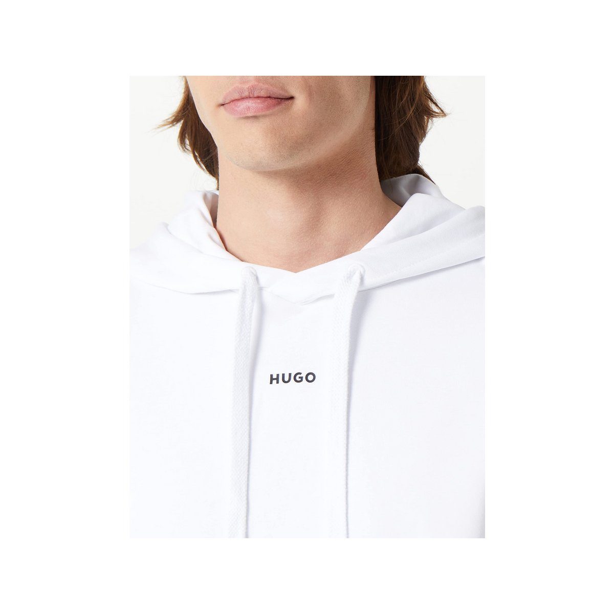 HUGO Sweatshirt weiß (1-tlg)