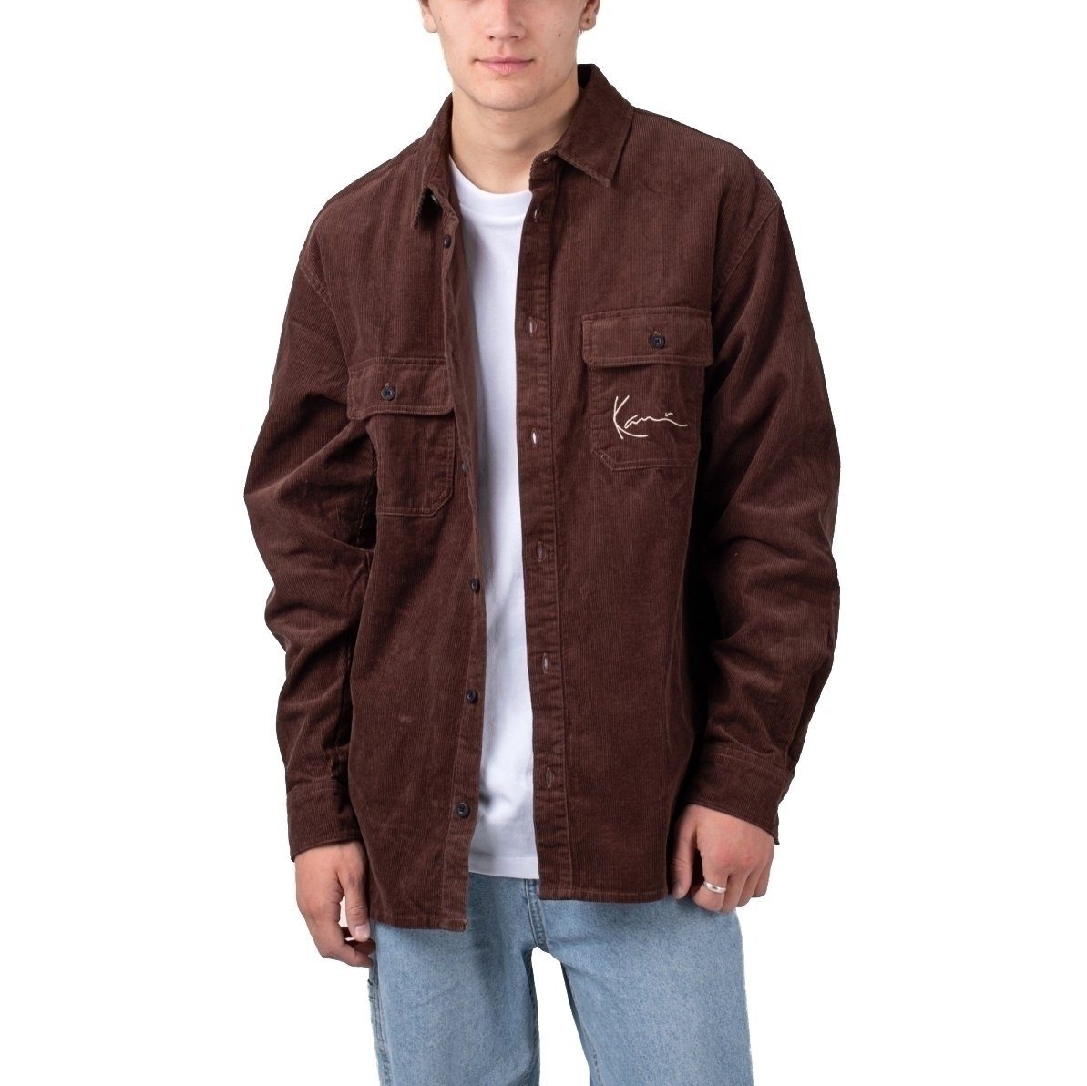 Karl Kani Hemdjacke Karl Kani Chest Signature Corduroy Shirt
