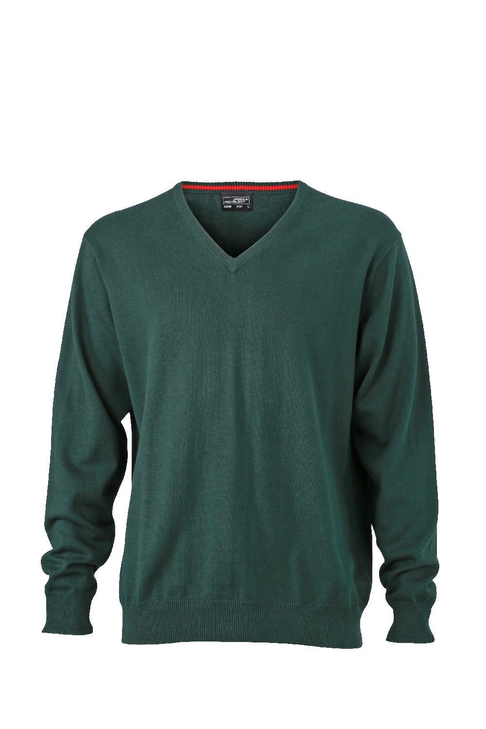 Daiber Strickpullover JN 659 Herren V-Neck Pullover Leichte Strickqualität