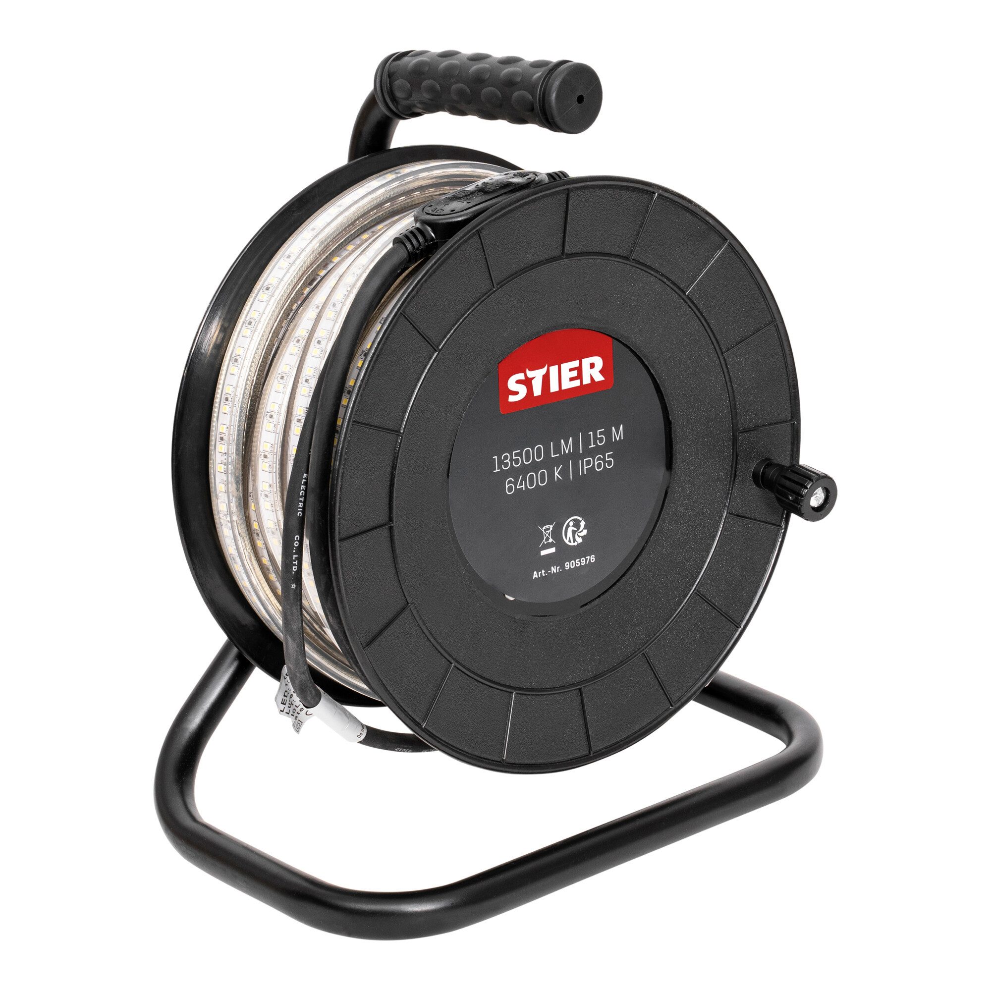 Stier Strahler STIER LED Streifen Baustrahler 15m 13.500lm 6400k 900lm/m PVC erweiter