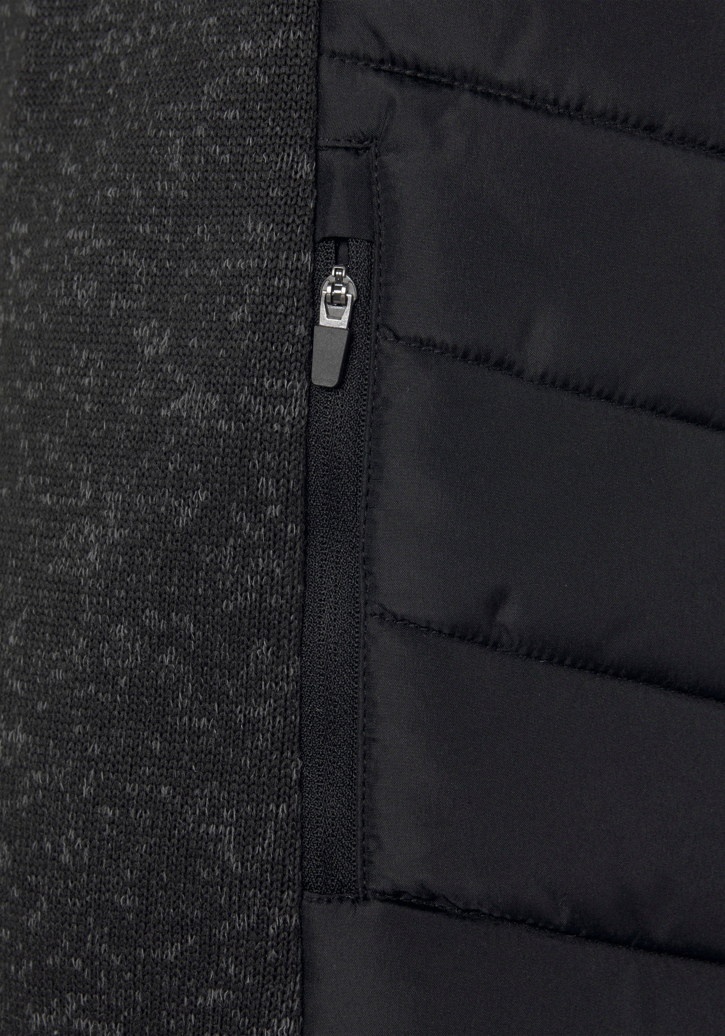 Vivance by Lascana Steppjacke mit Strickfleece-Ärmeln – Bild 5 von 5