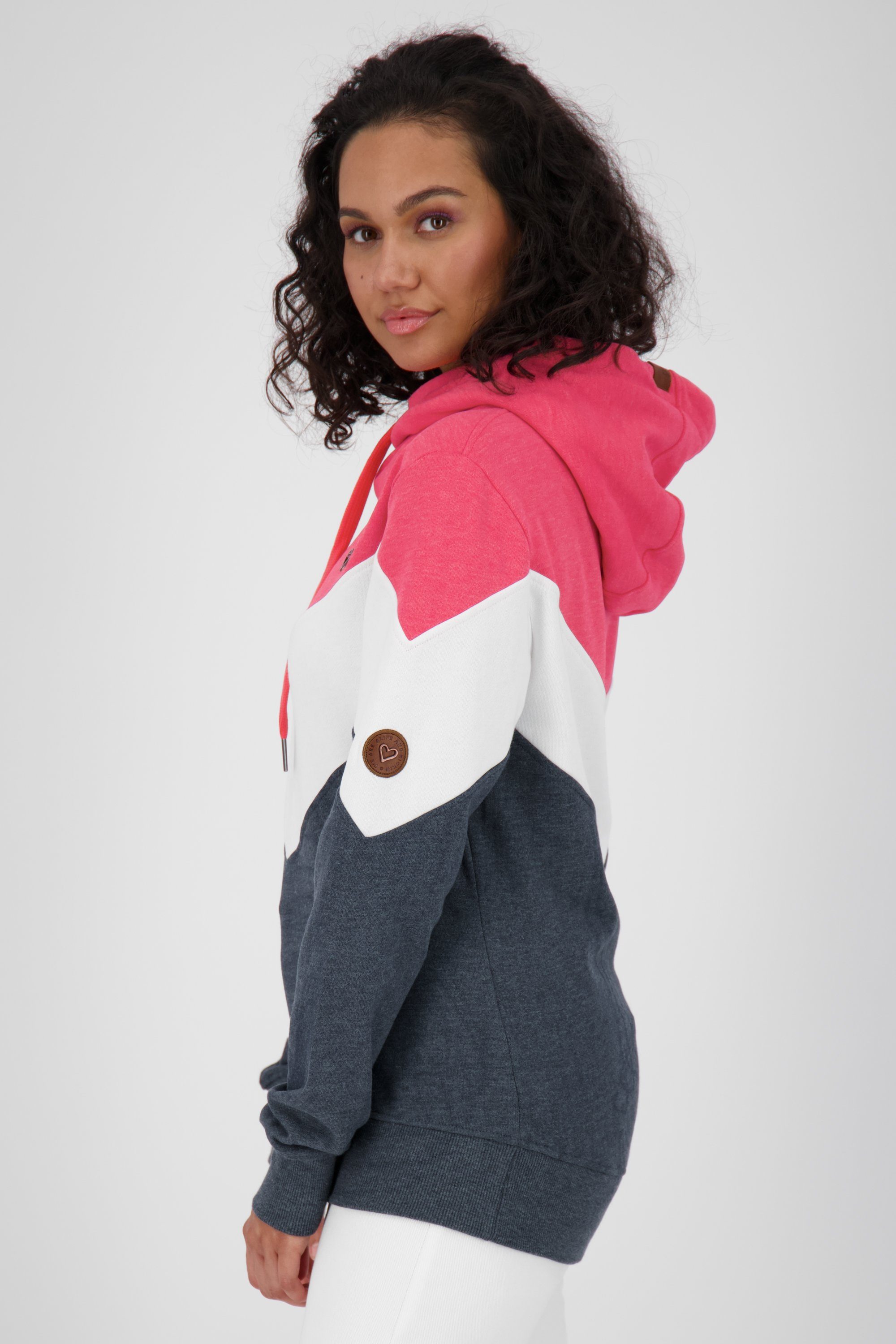 Sweatshirt & Damen Sweatshirt Alife Kapuzensweatshirt fuchsia StellaAK Kickin