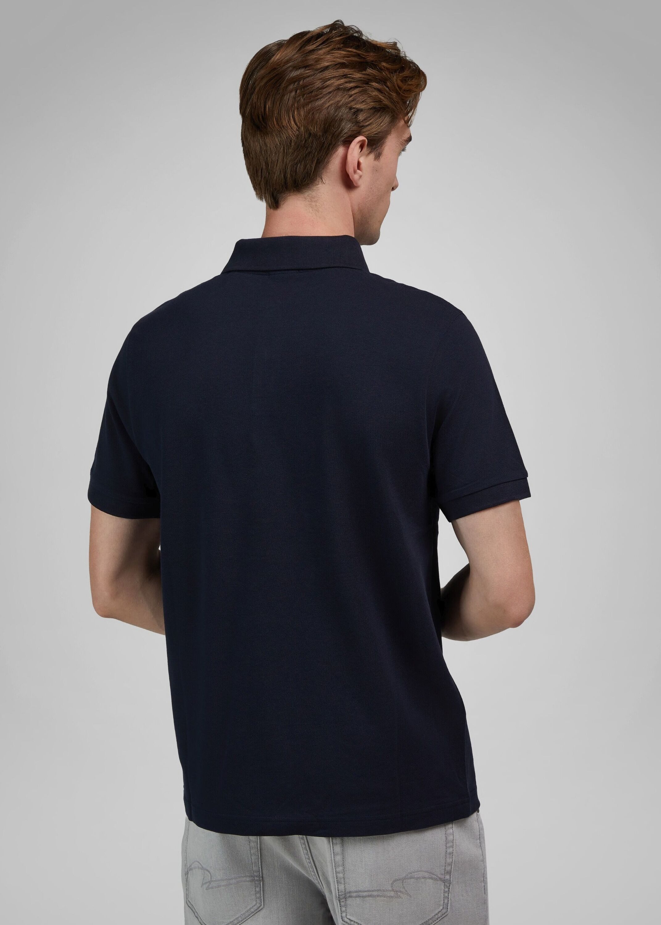 HECHTER PARIS Poloshirt (1-tlg) 100 % Bio-Baumwolle