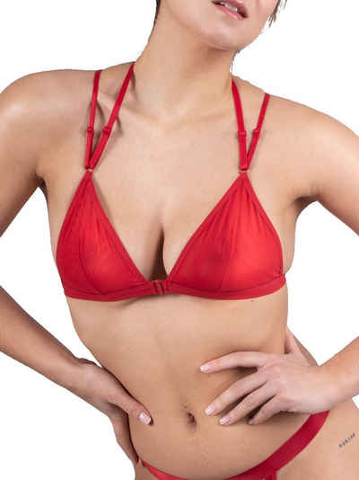 Scandale éco-lingerie Triangel-BH Scandale éco lingerie SLEEK Triangle BH rot