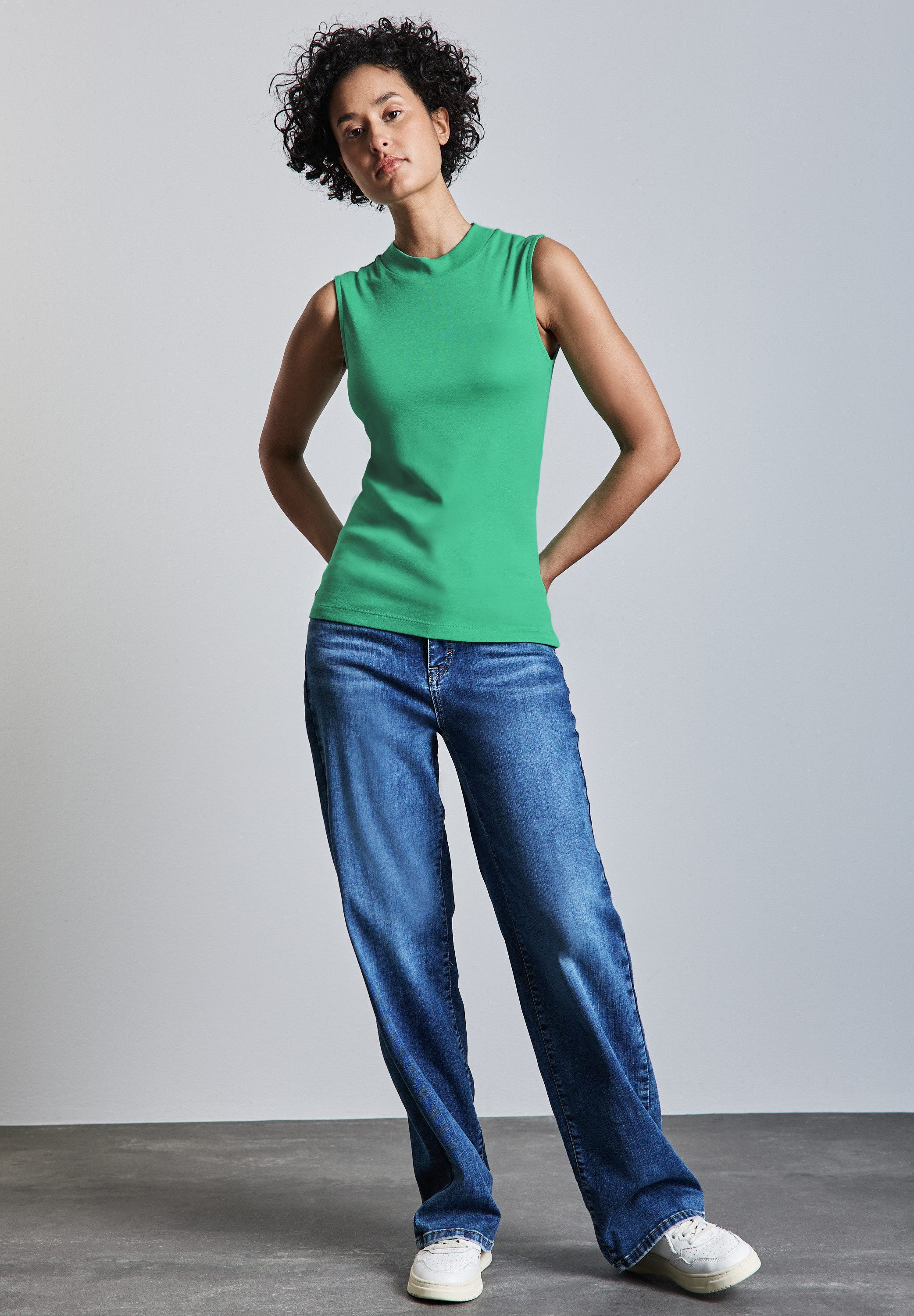 STREET ONE T-Shirt im soften Baumwoll-Mix