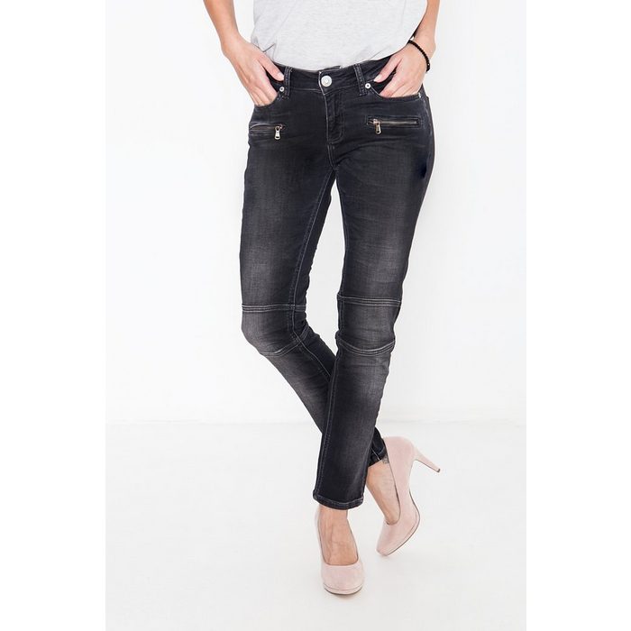 ATT Jeans Slim-fit-Jeans Stacy aus elastischem Jogg-Material