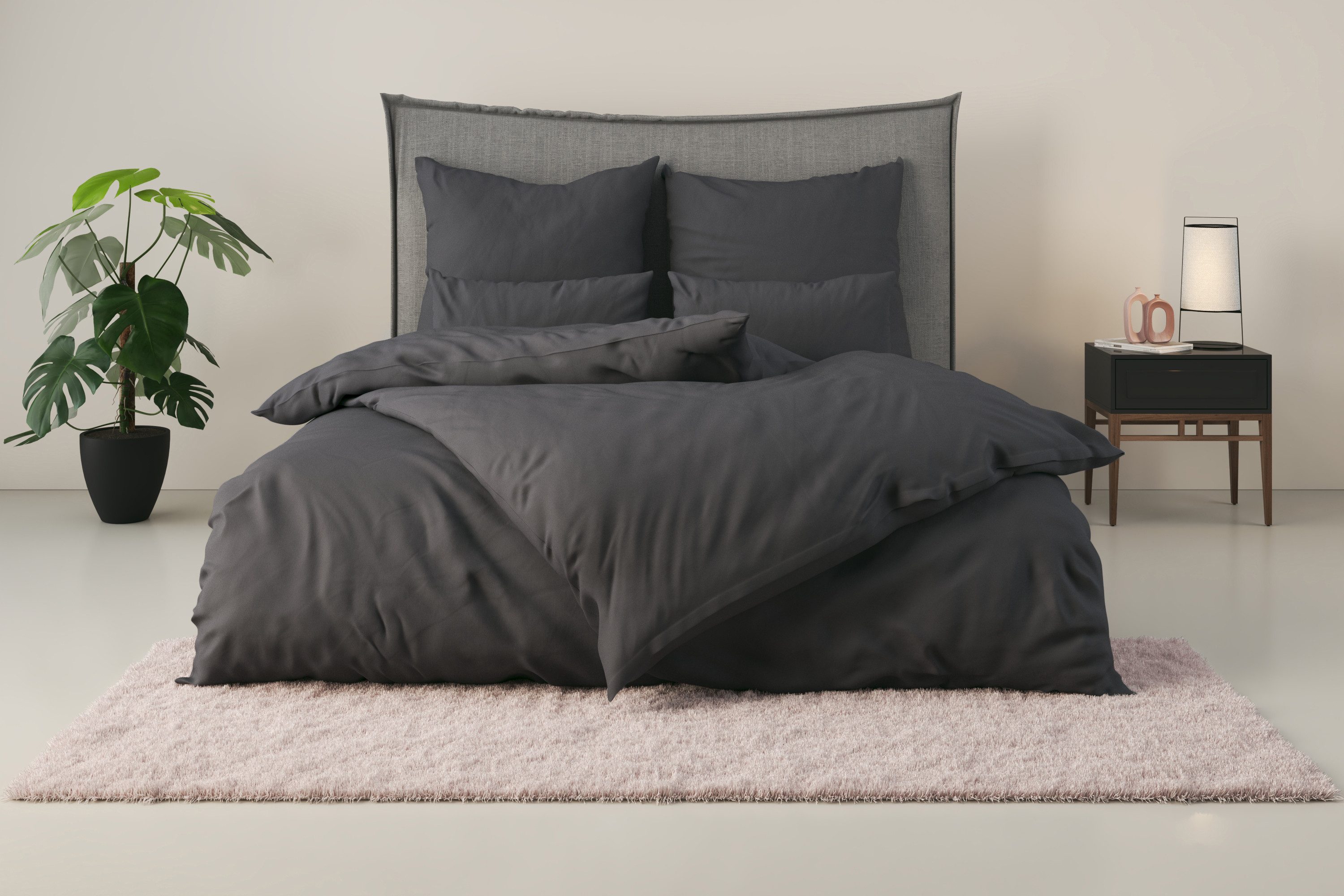 Home affaire Постельное белье Luisa, Perkal, 2 teilig, NEUHEIT: 100% Baumwolle, ab Gr. 135x200 cm, in zwei Qualitäten