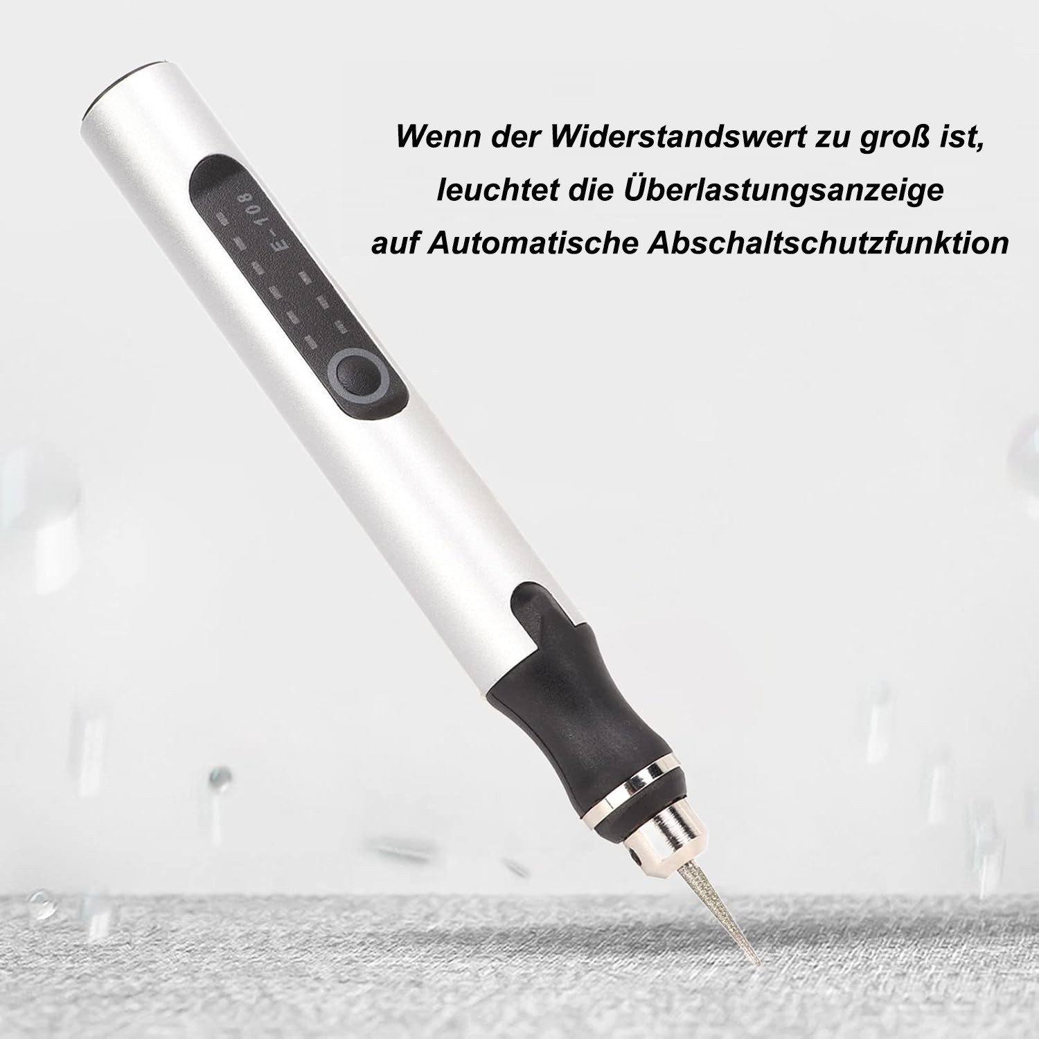 SinLaw Graviergerät DIY Elektro-Gravierstift, kabelloser Gravierstift, USB-Aufladung, 1-St., Schutz vor Stromausfall
