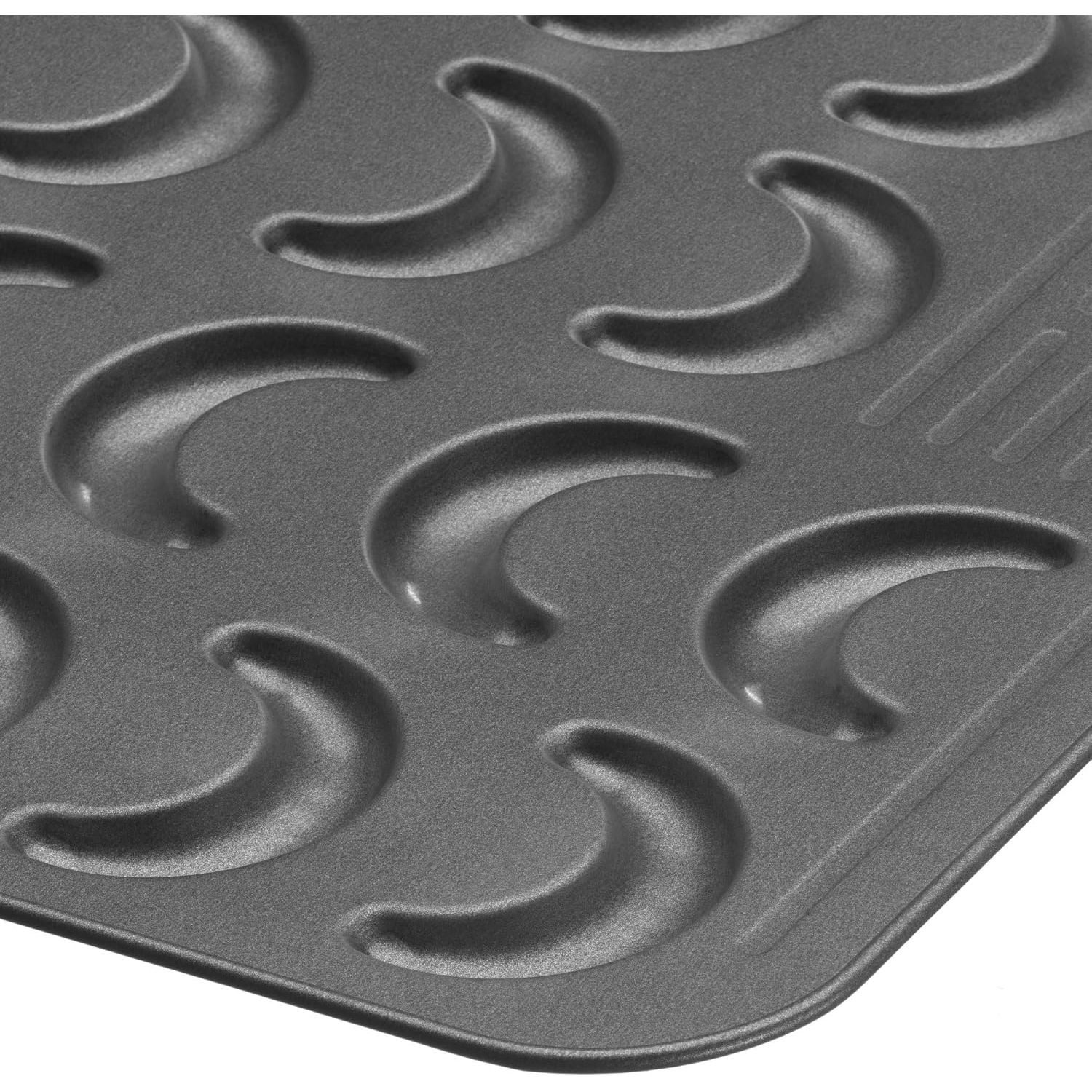 Kaiser Backformen Backform KAISER X-mas Vanillekipferl Backblech, 42 x 29 cm