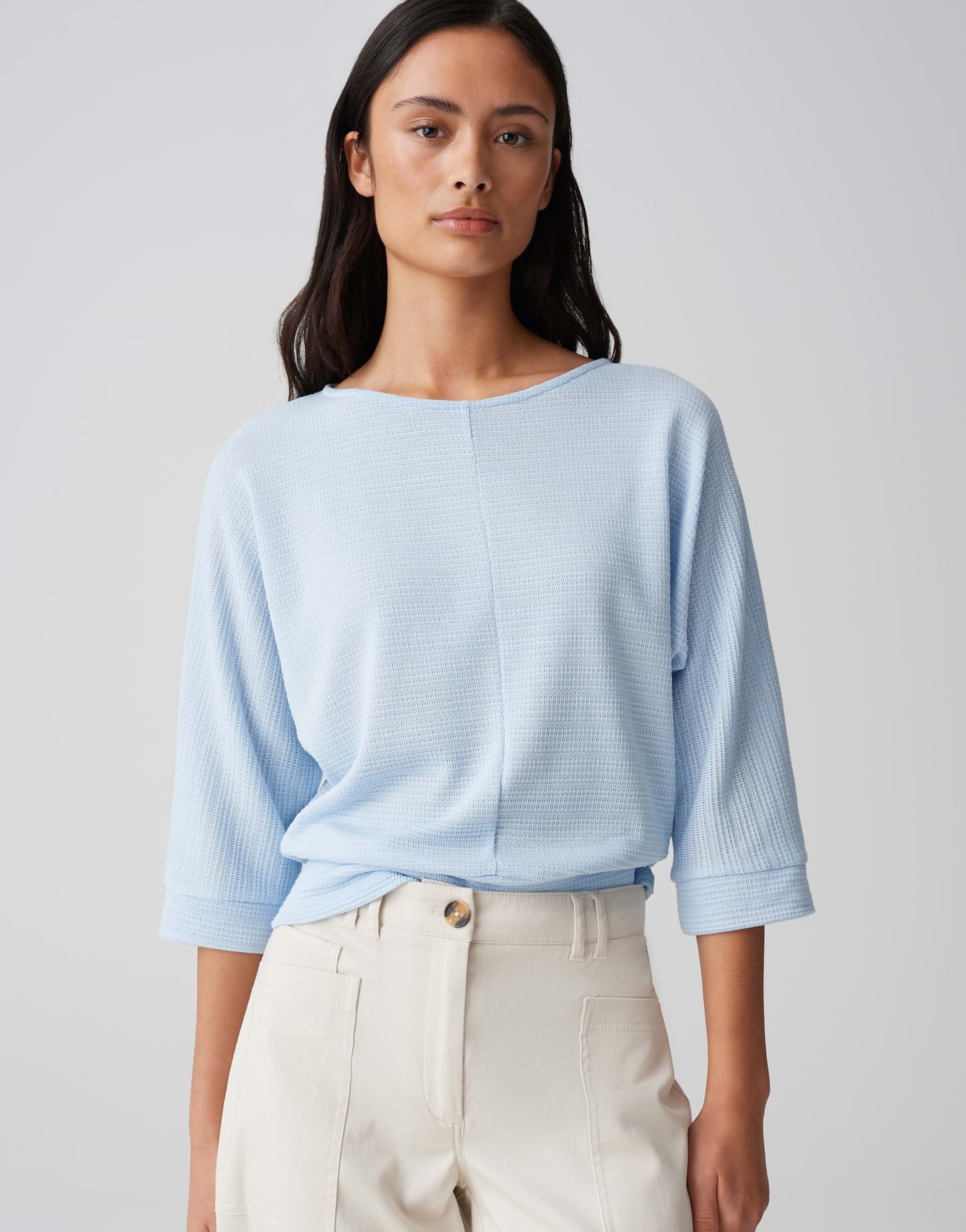 OPUS 3/4-Arm-Shirt SOLLIKA STRUCTURE Loose mit günstig online kaufen