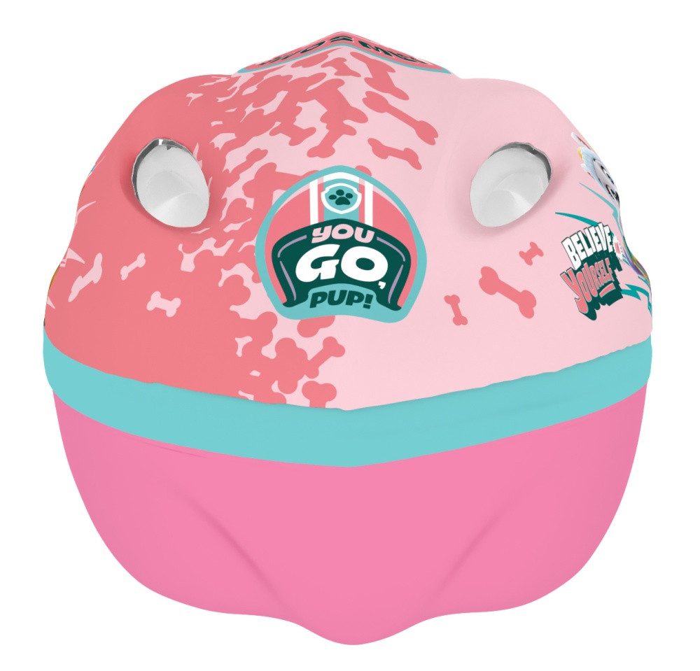 Seven Polska Kinderfahrradhelm "Paw Patrol Girls", pink, M = 52-56cm, Skye, Liberty, ab ca. 6 Jahre