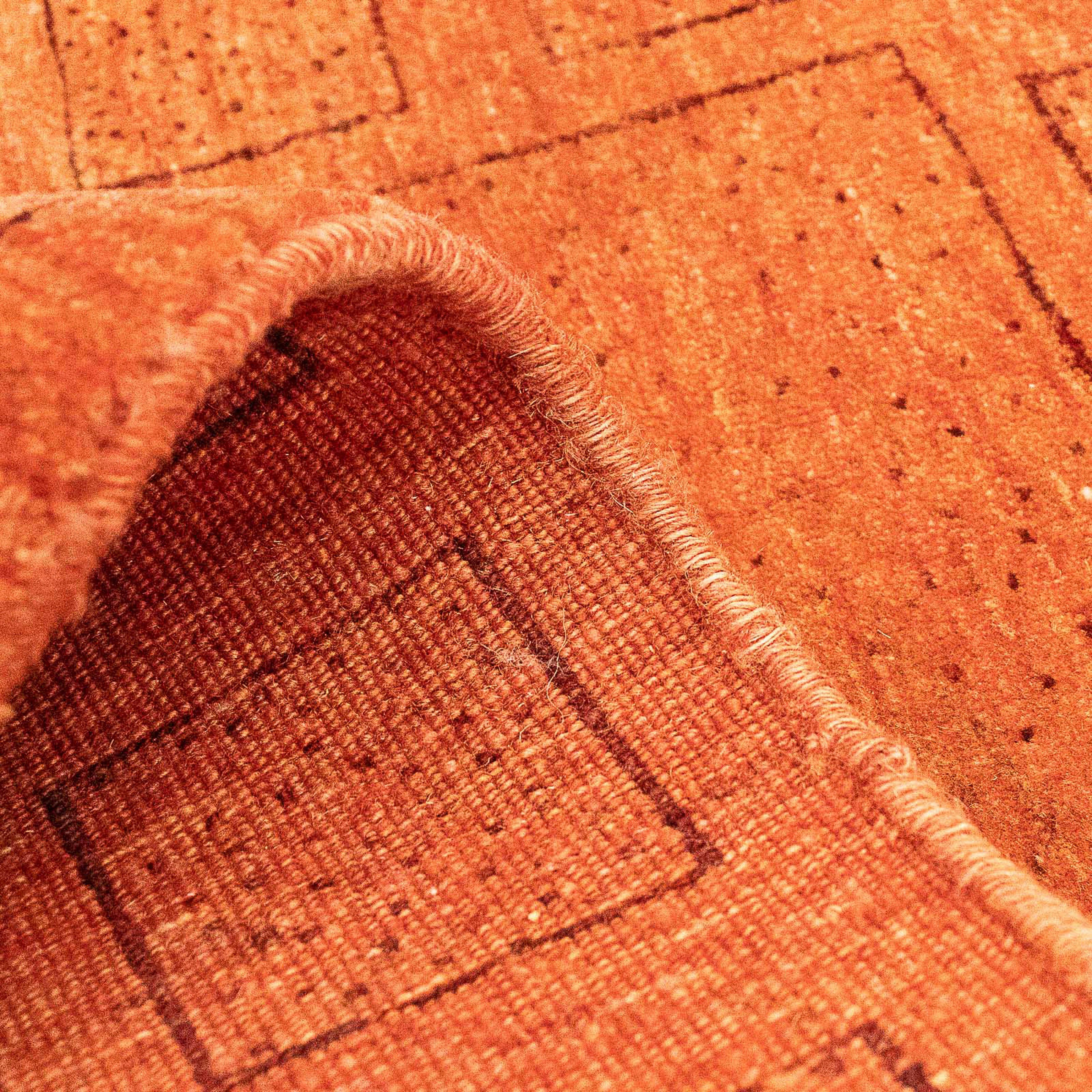 Wollteppich Gabbeh - Kaschkuli Perser - x Zertifikat Höhe: Handgeknüpft, morgenland, - Wohnzimmer, rost, 90 65 mit mm, cm Einzelstück rechteckig, 13