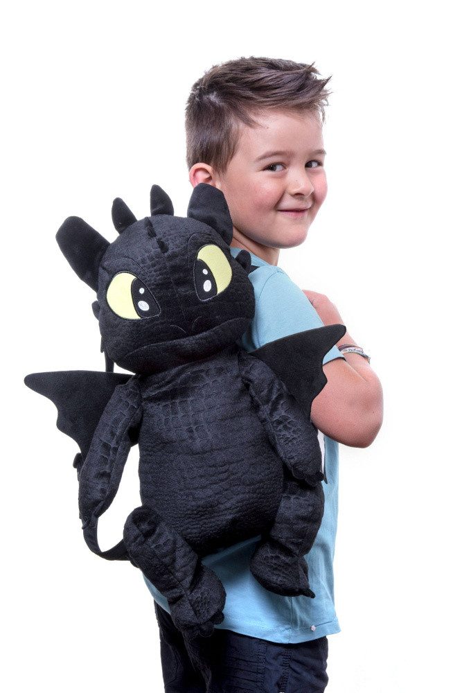 Joy Toy Rucksack Drachenzähmen leicht gemacht 3 Toothless Plüsch-Rucksack
