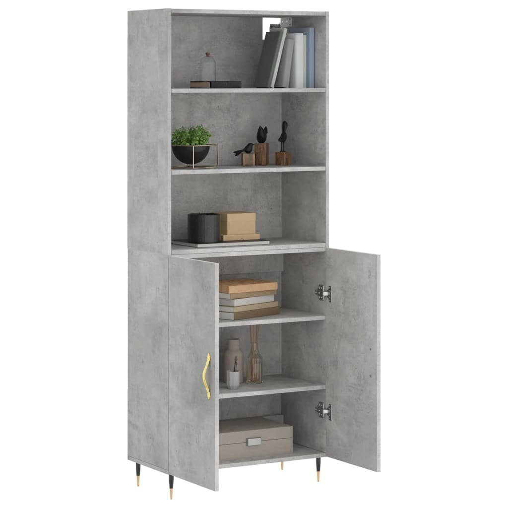 vidaXL Highboard Highboard Betongrau 69,5x34x180 cm günstig online kaufen