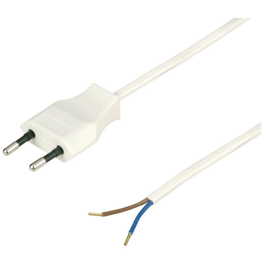 Verlängerungskabel 3m weiß Stromkabel Elektrokabel Kabelrolle Kabel