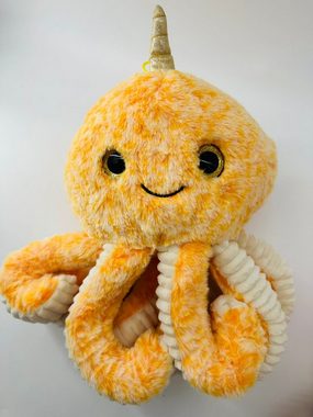 soma Kuscheltier Krake Plüsch Spielzeug Octopus Kuscheltier Cartoon Oktopus Orange 34cm (1-St), Super weicher Plüsch Stofftier Kuscheltier für Kinder zum spielen