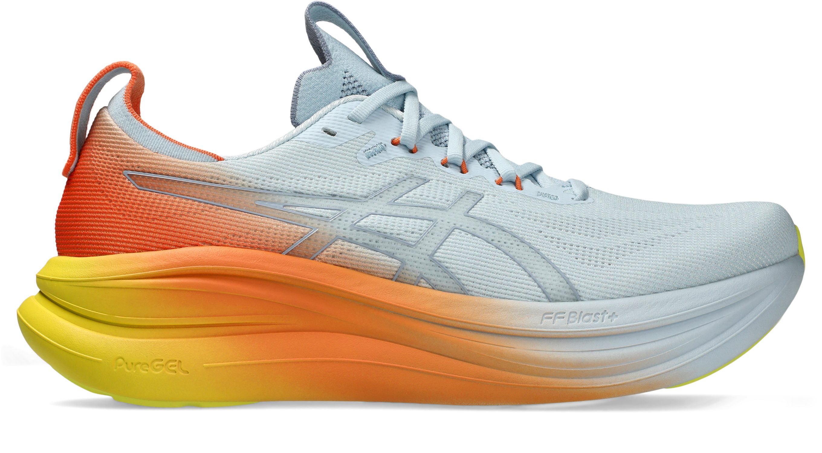 Asics GEL-NIMBUS 28 Laufschuh sportlicher Stil, leicht profiliertes Laufsohlenprofil