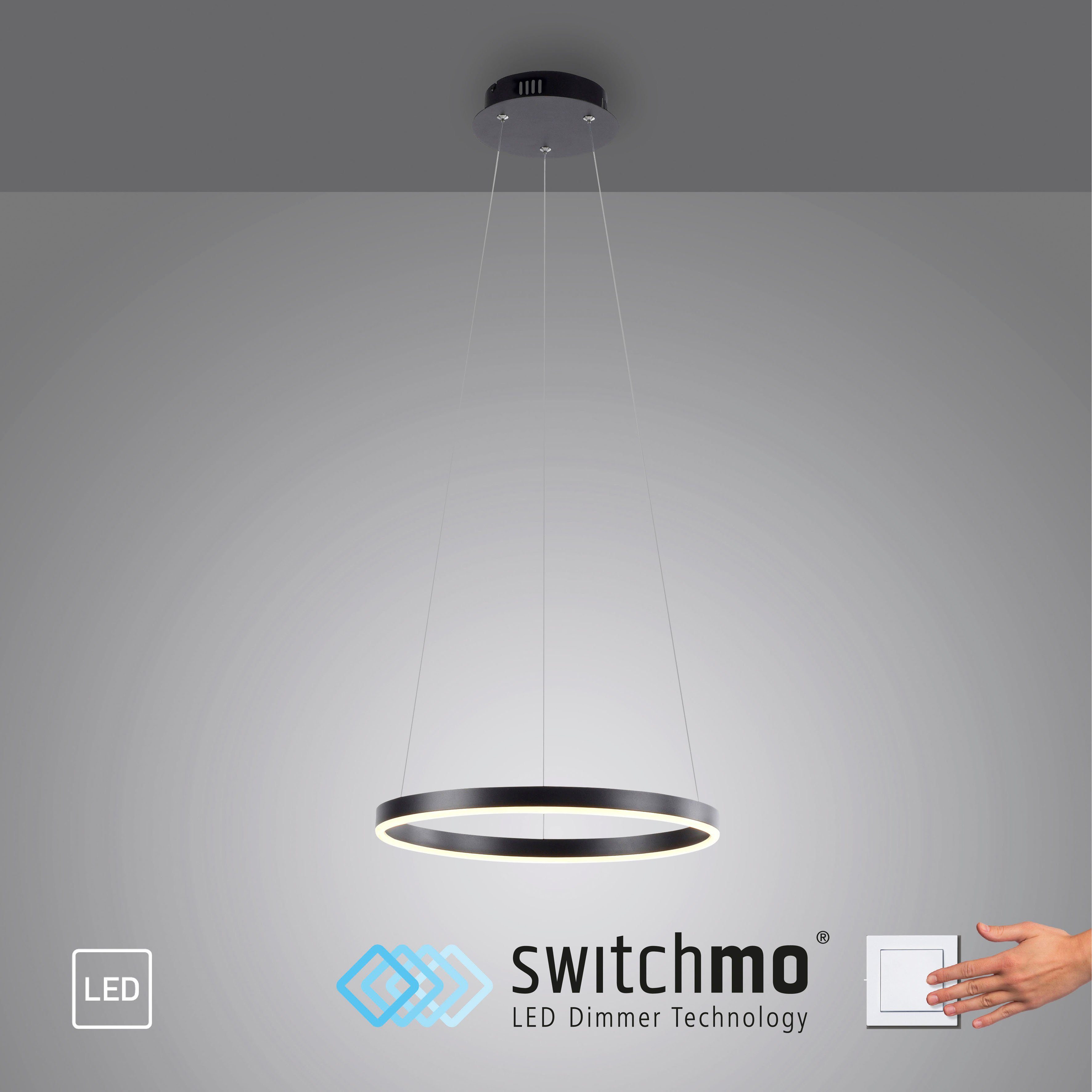 Förderungsbereich Leuchten Direkt dimmbar, LED Pendelleuchte Switchmo fest LED, RITUS, Warmweiß, integriert