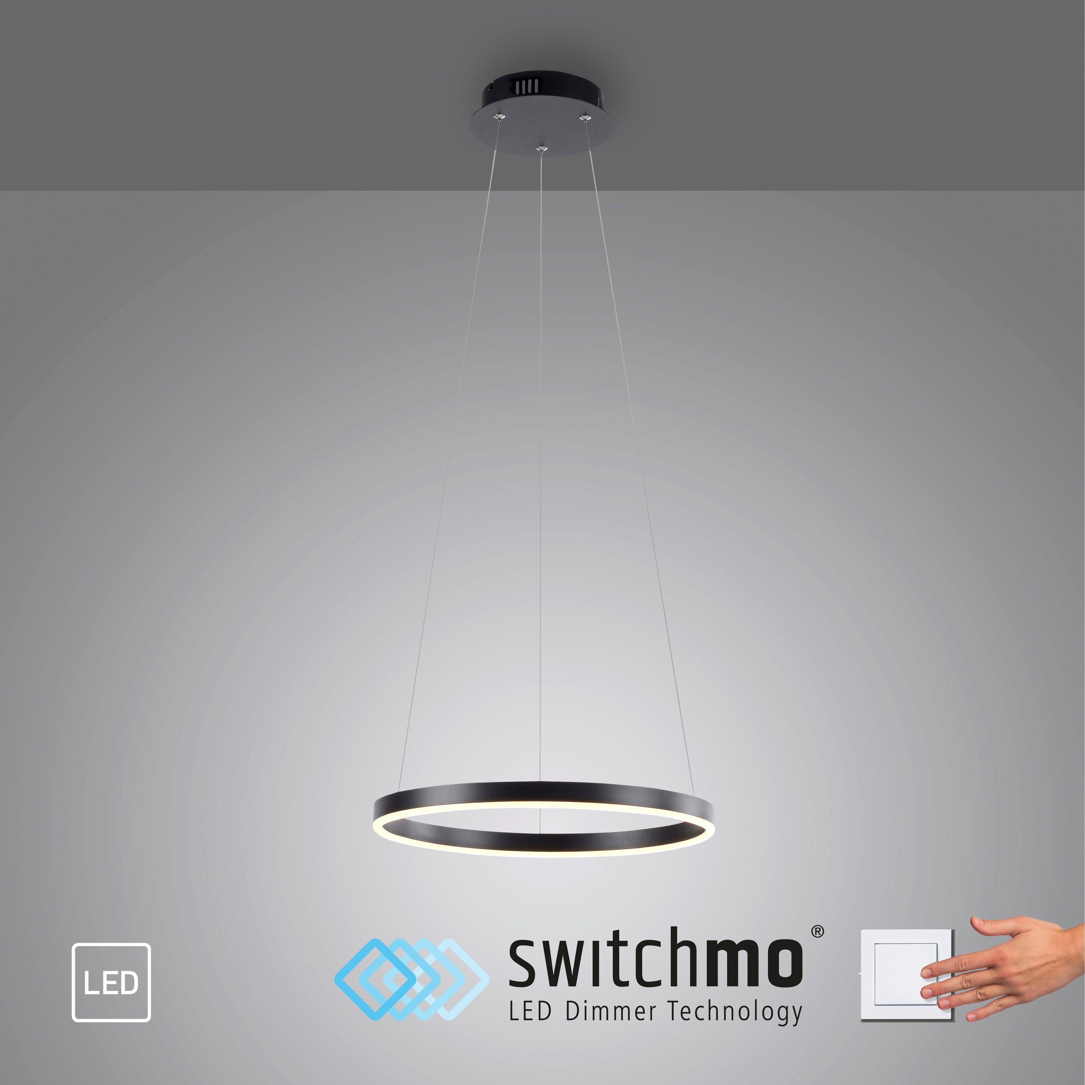 Switchmo, Ambiente Direkt LED Warmweiß, integriert, Warmweiße fest Pendelleuchte Lichtfarbe, LED, RITUS, Leuchten Gemütliches dimmbar,
