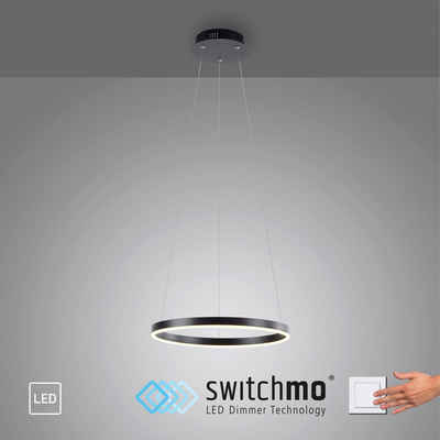 JUST LIGHT Pendelleuchte RITUS, LED fest integriert, Warmweiß, LED, dimmbar, Switchmo