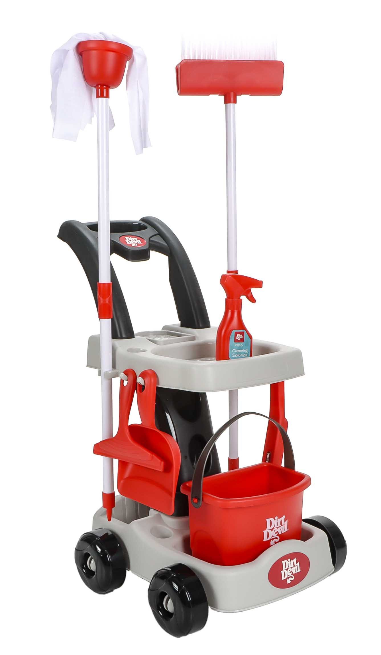 DIRT DEVIL Kinder-Putzwagen Reinigungswagen für Kinder mit Zubehör