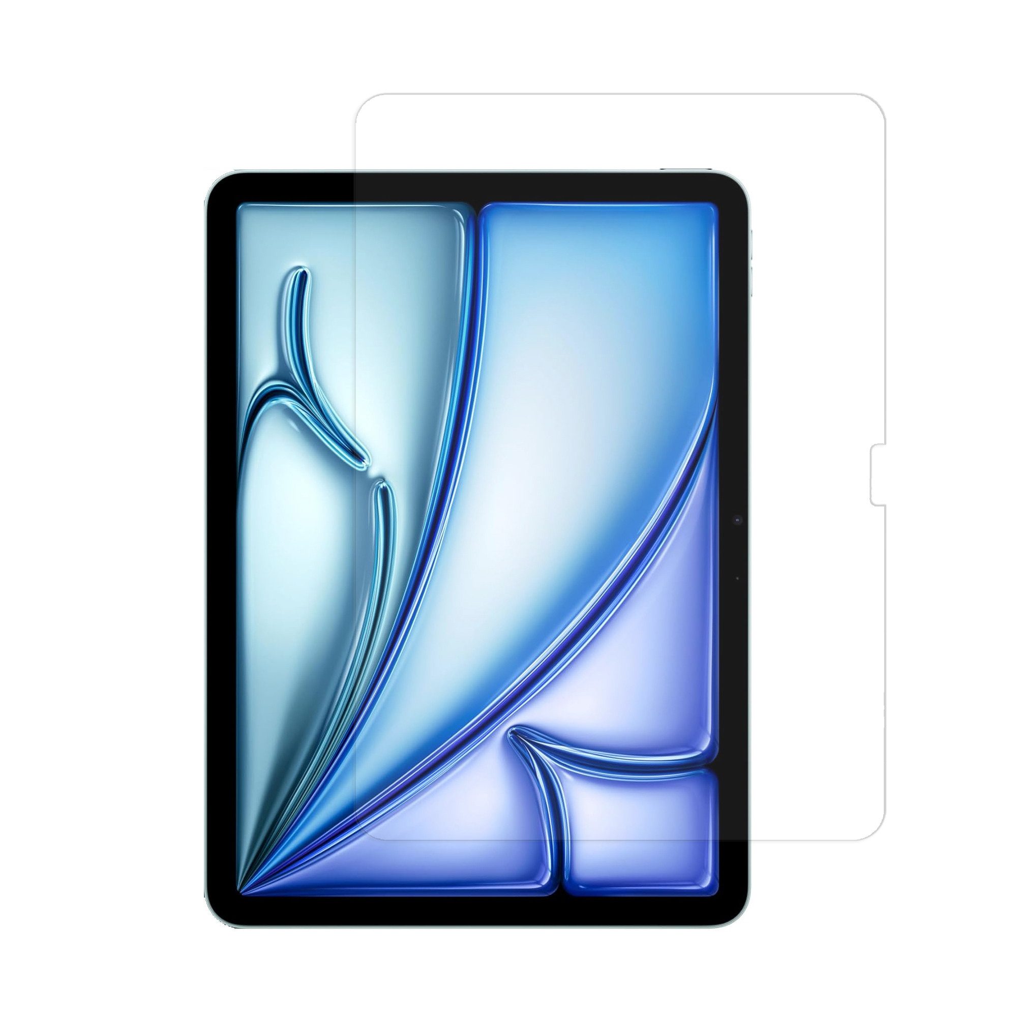 Ventarent Displayschutzglas Schutzglas, Schutzfolie Panzer Folie für iPad Pro 11" (M4) für iPad Air 4 Generation 2020, iPad Air 5 Generation 2022, iPad Pro 11" (1. Gen 2018), iPad Pro 11" (2. Gen 2020), iPad Pro 11" (3.Gen 2021), iPad Pro 11" (4. Gen 2022