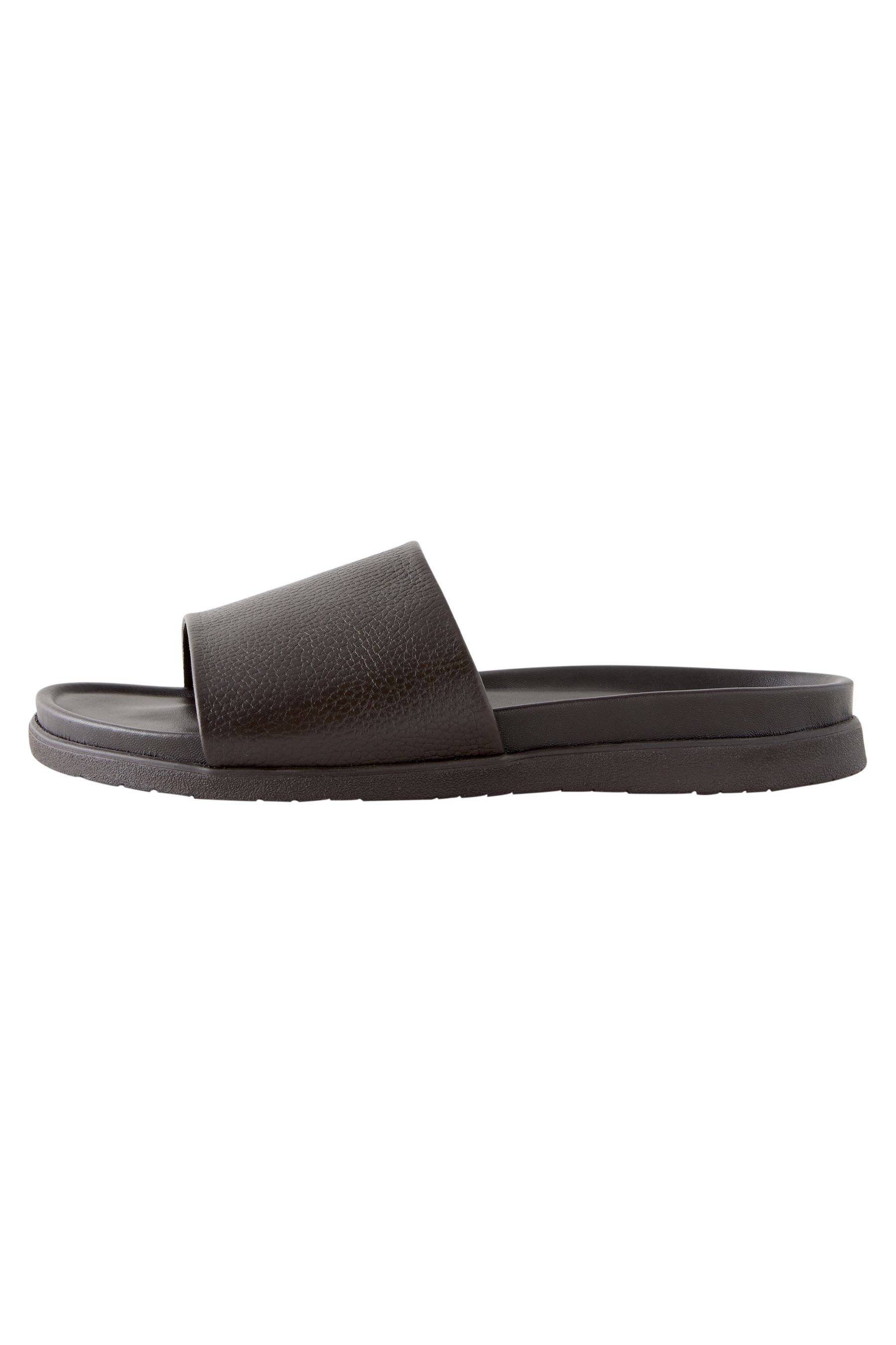 Next Slide-Sandalen aus Leder Sandale