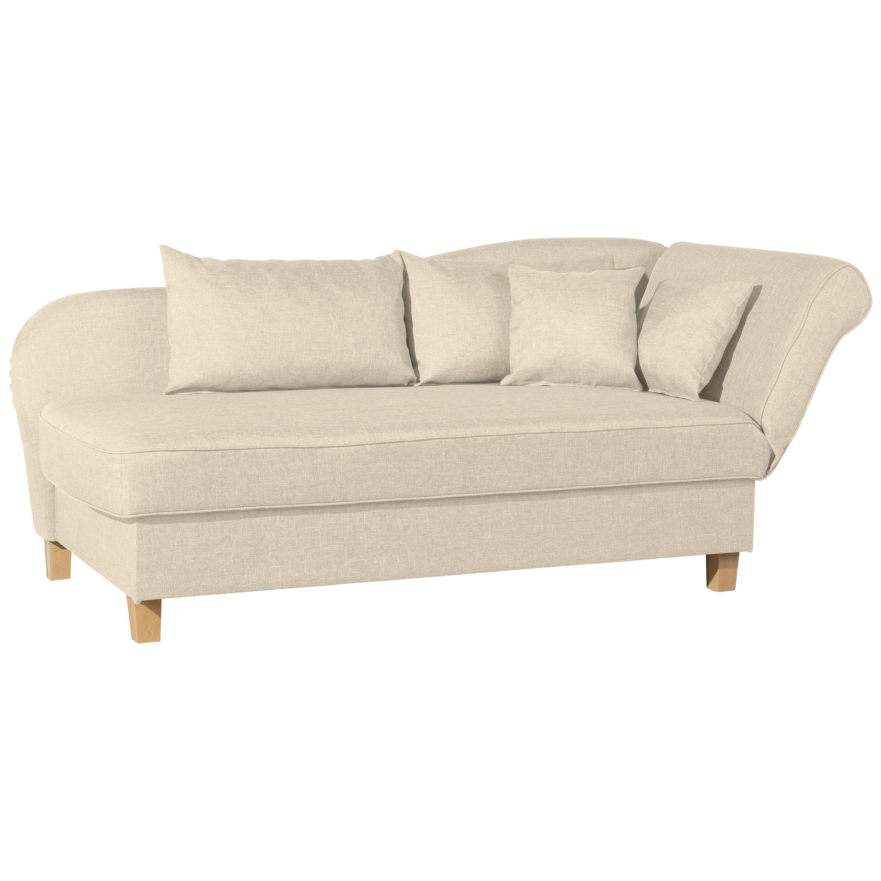 Max Winzer® Recamiere Selma Recamiere 1 Armteil Stück, beige, mit Germany in Made rechts klappbar