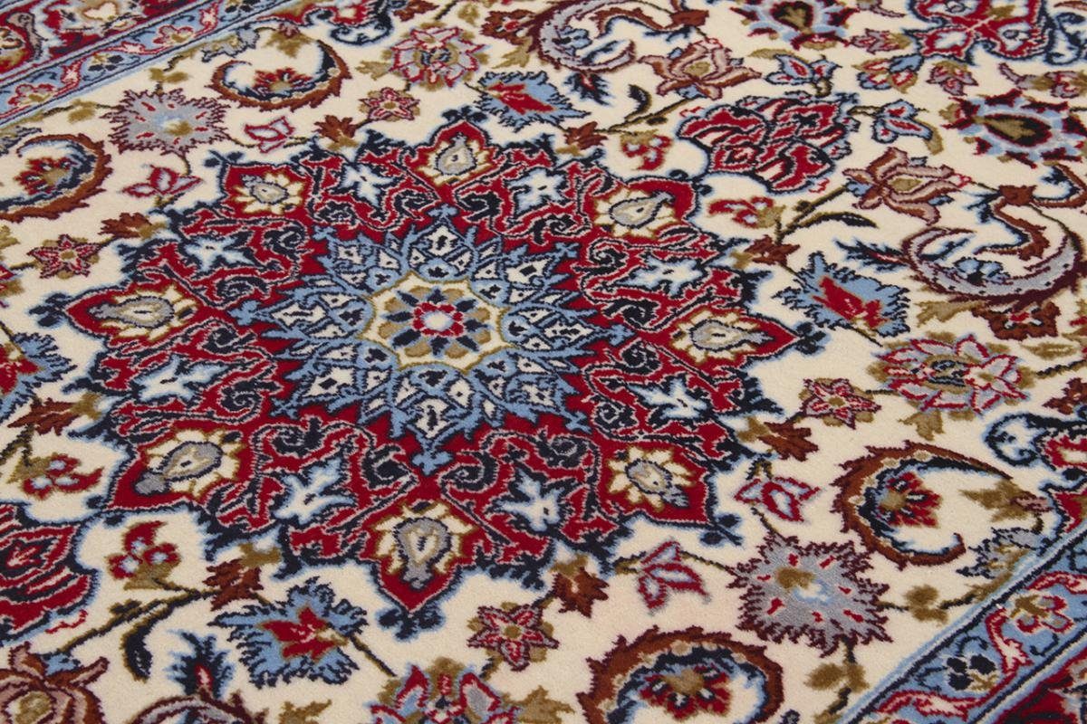 Trading, Nain Handgeknüpfter Isfahan Sherkat mm Orientteppich, Orientteppich Seidenkette 71x101 6 Höhe: rechteckig,